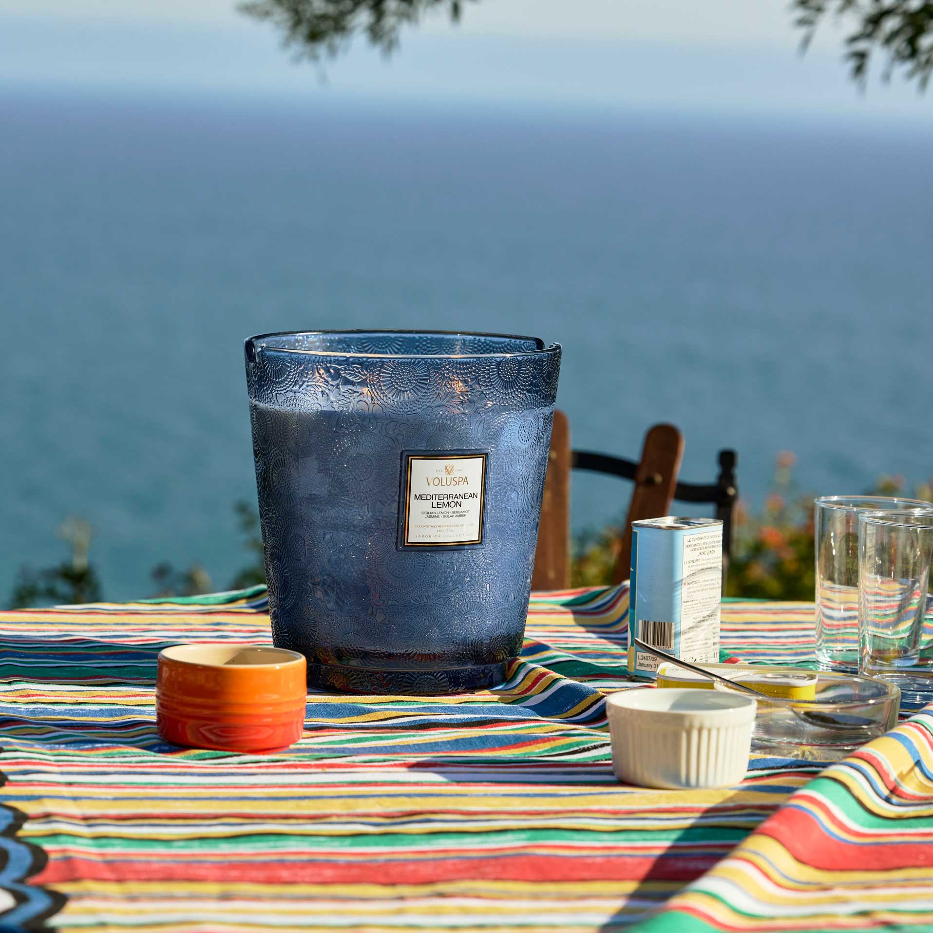 Mediterranean Lemon - 5 Wick Hearth Candle - Image 4