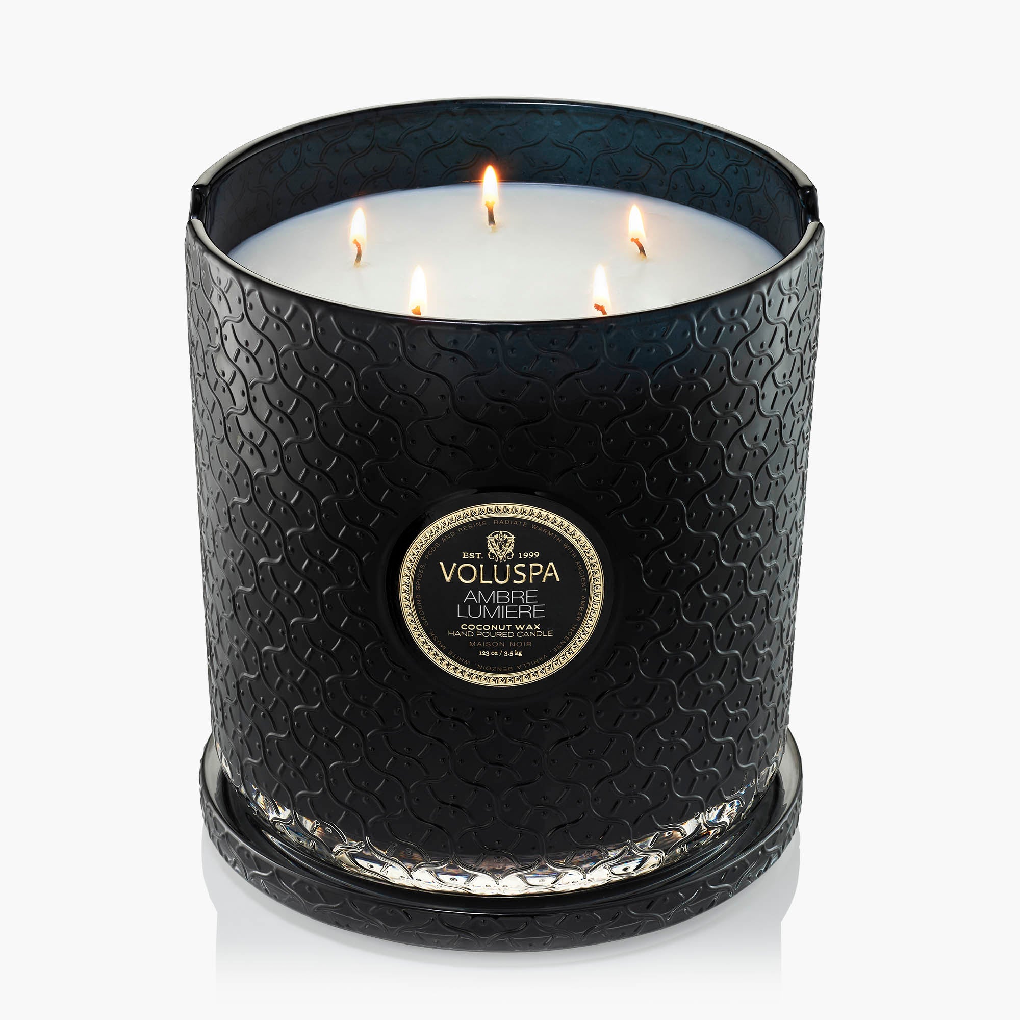 Alternative view of Ambre Lumiere - 5 Wick Hearth Candle