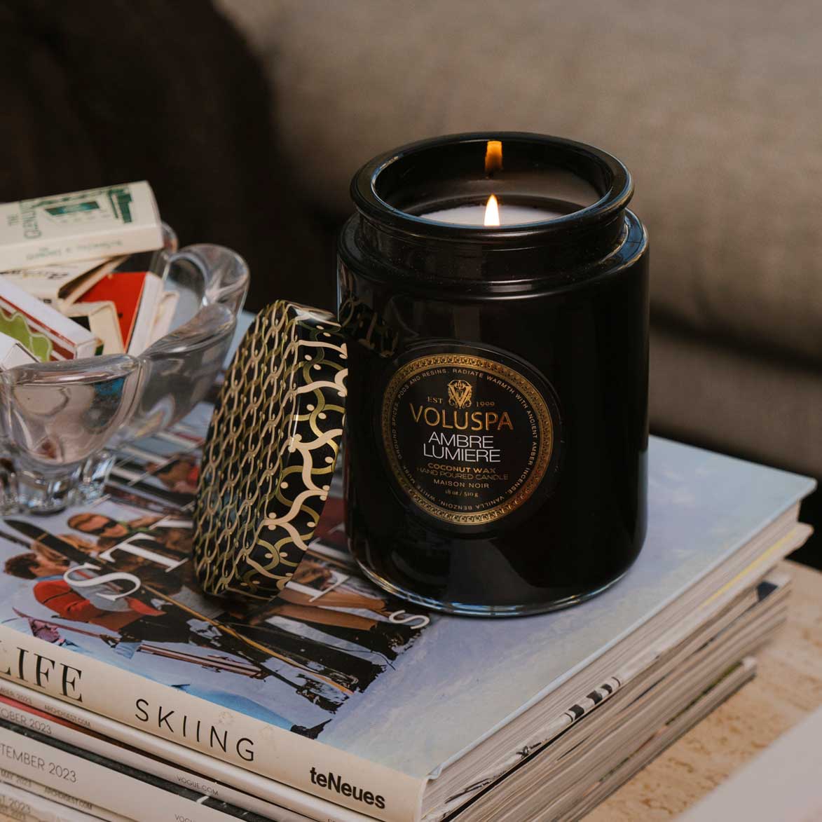 Alternative view of Ambre Lumiere - Large Jar Candle