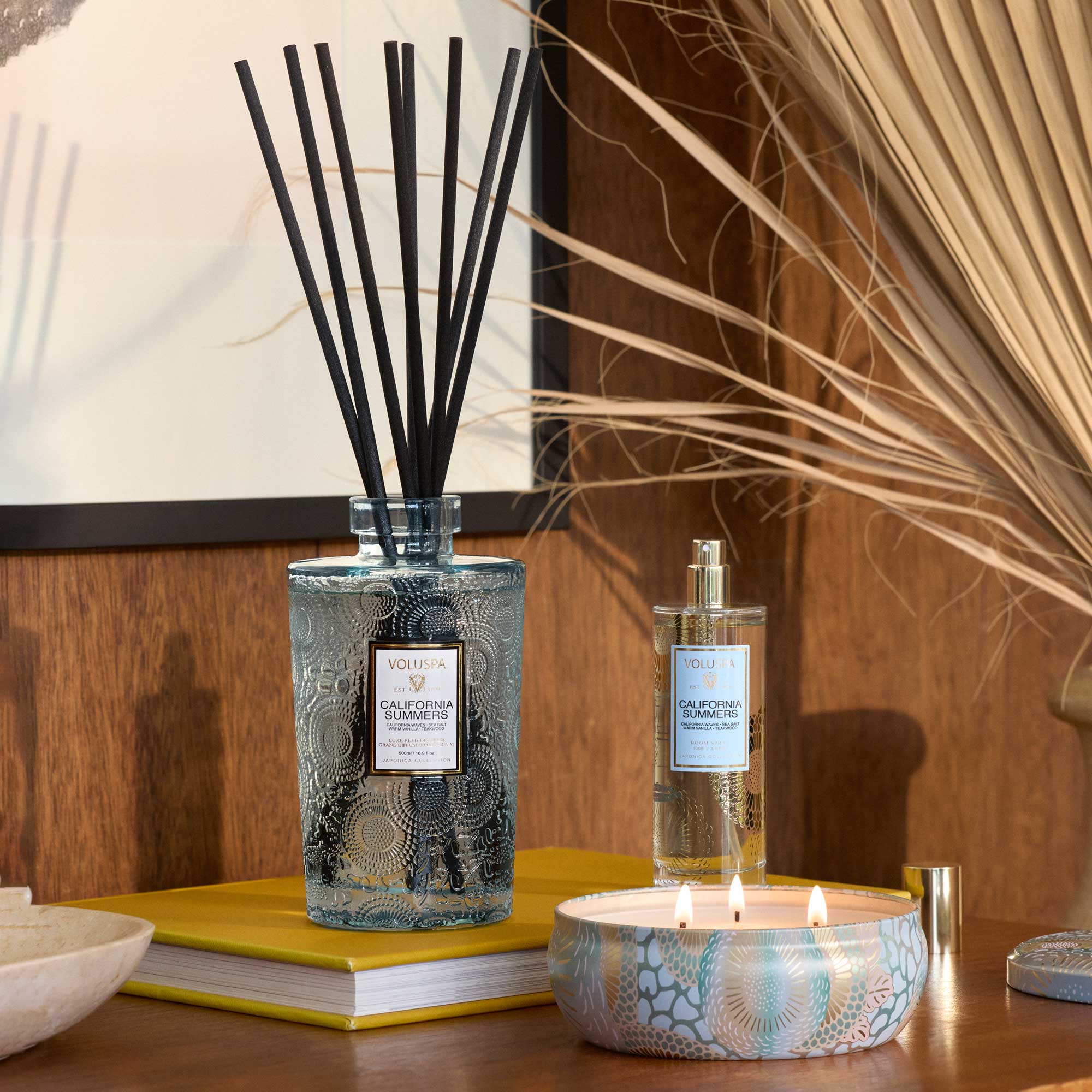Alternative view of California Summers - 3 Wick Tin Candle