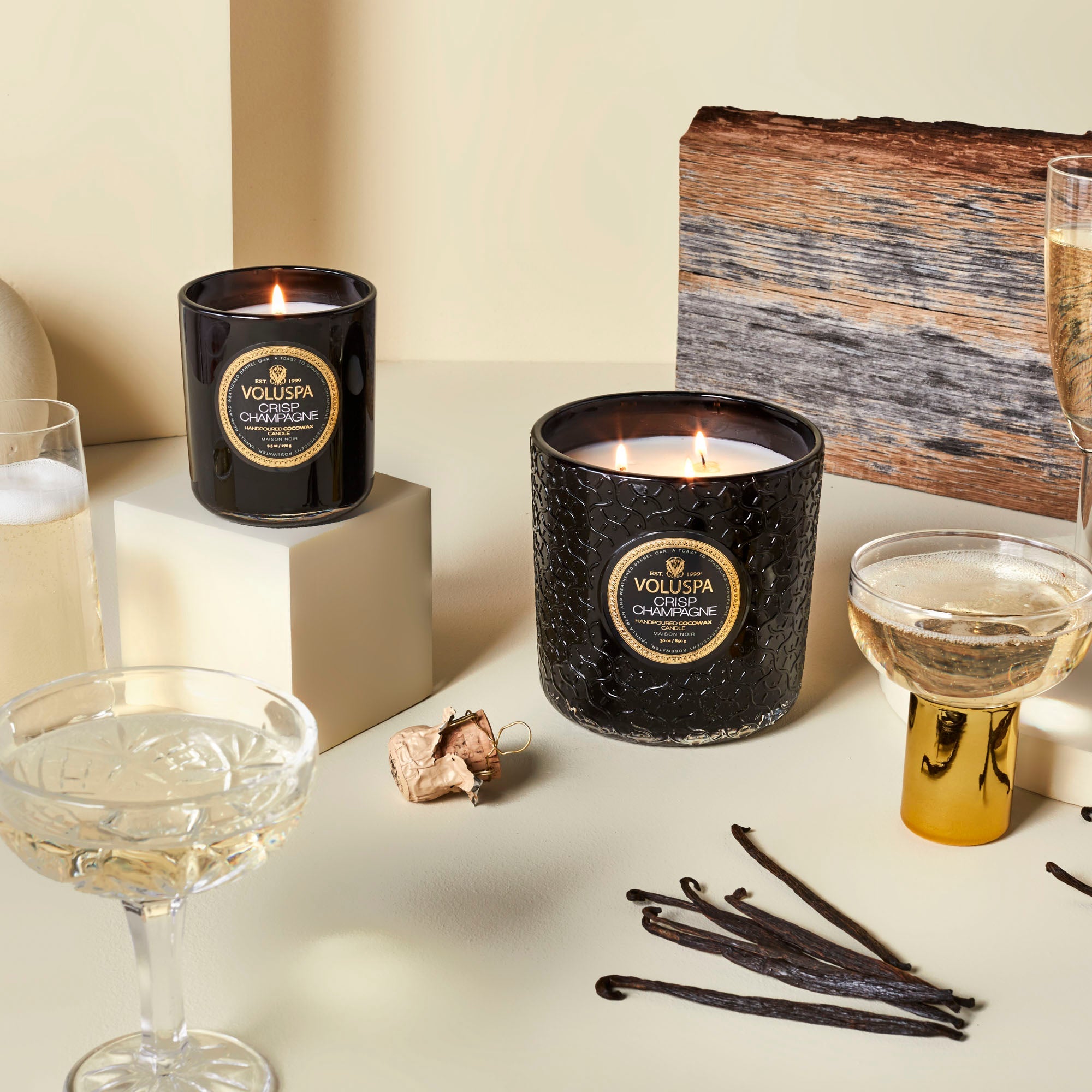 Alternative view of Crisp Champagne - Luxe Candle