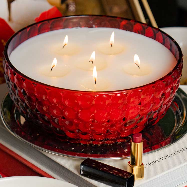 Alternative view of Cherry Gloss - 6 Wick Bowl Candle