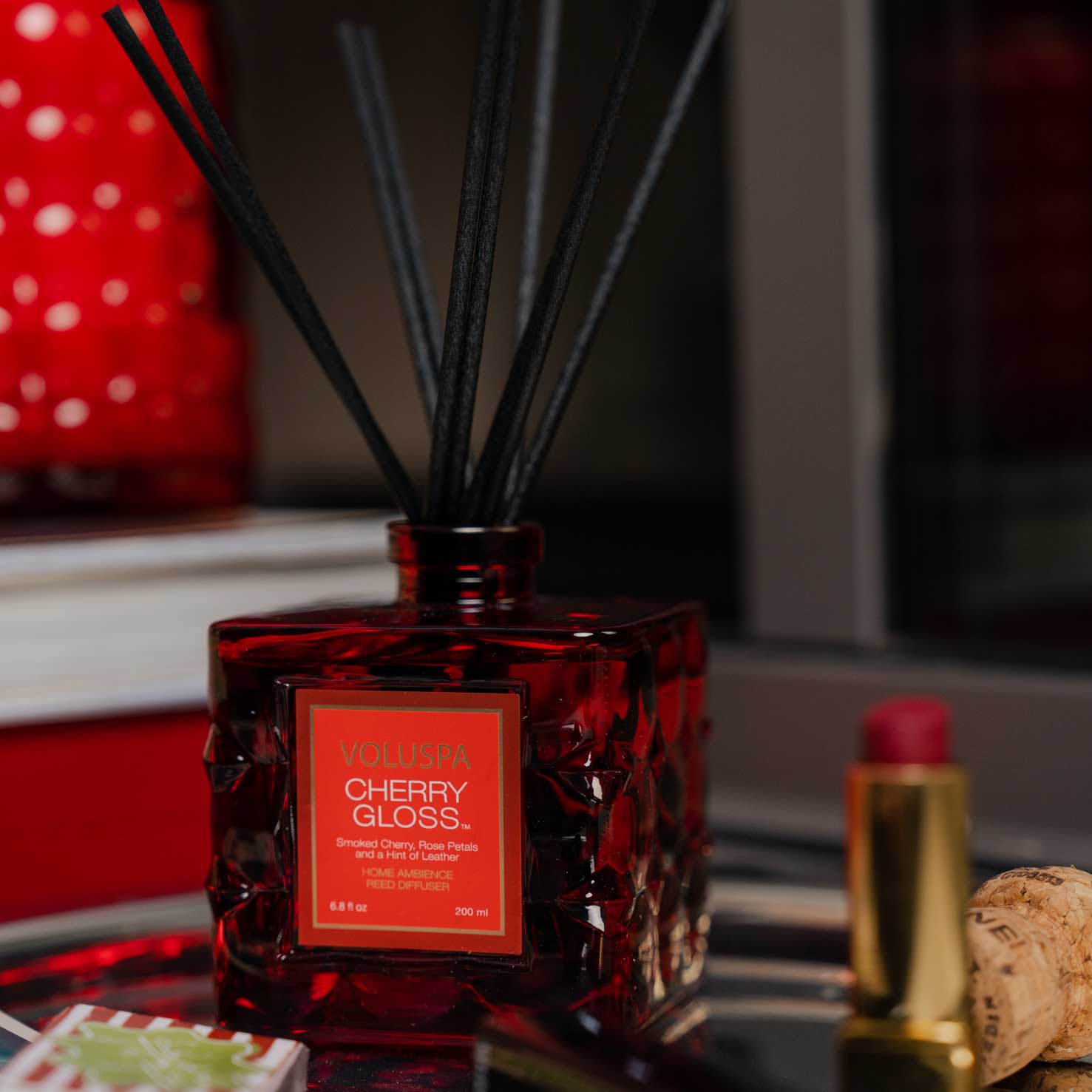 Alternative view of Cherry Gloss - Reed Diffuser