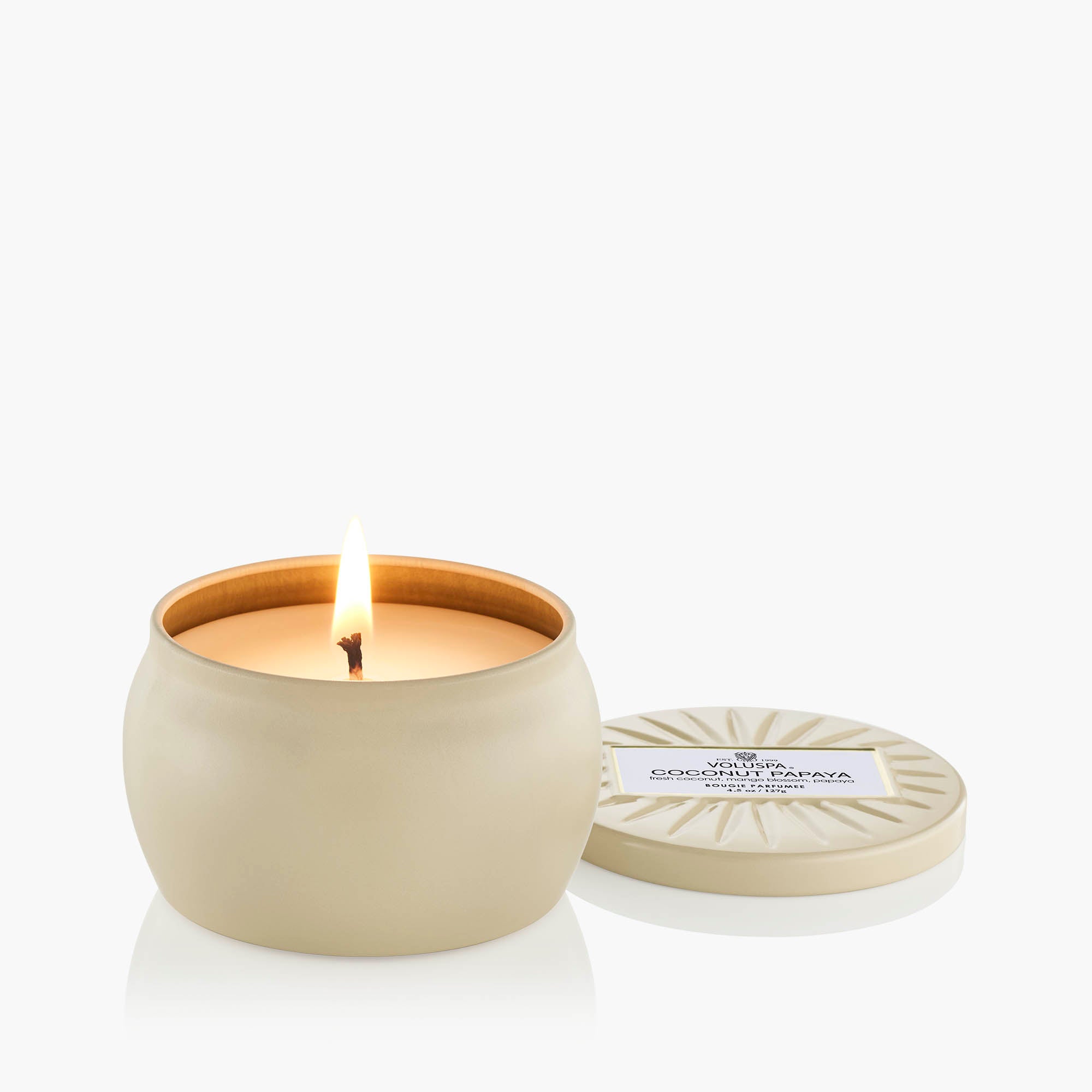 Alternative view of Coconut Papaya - Mini Tin Candle