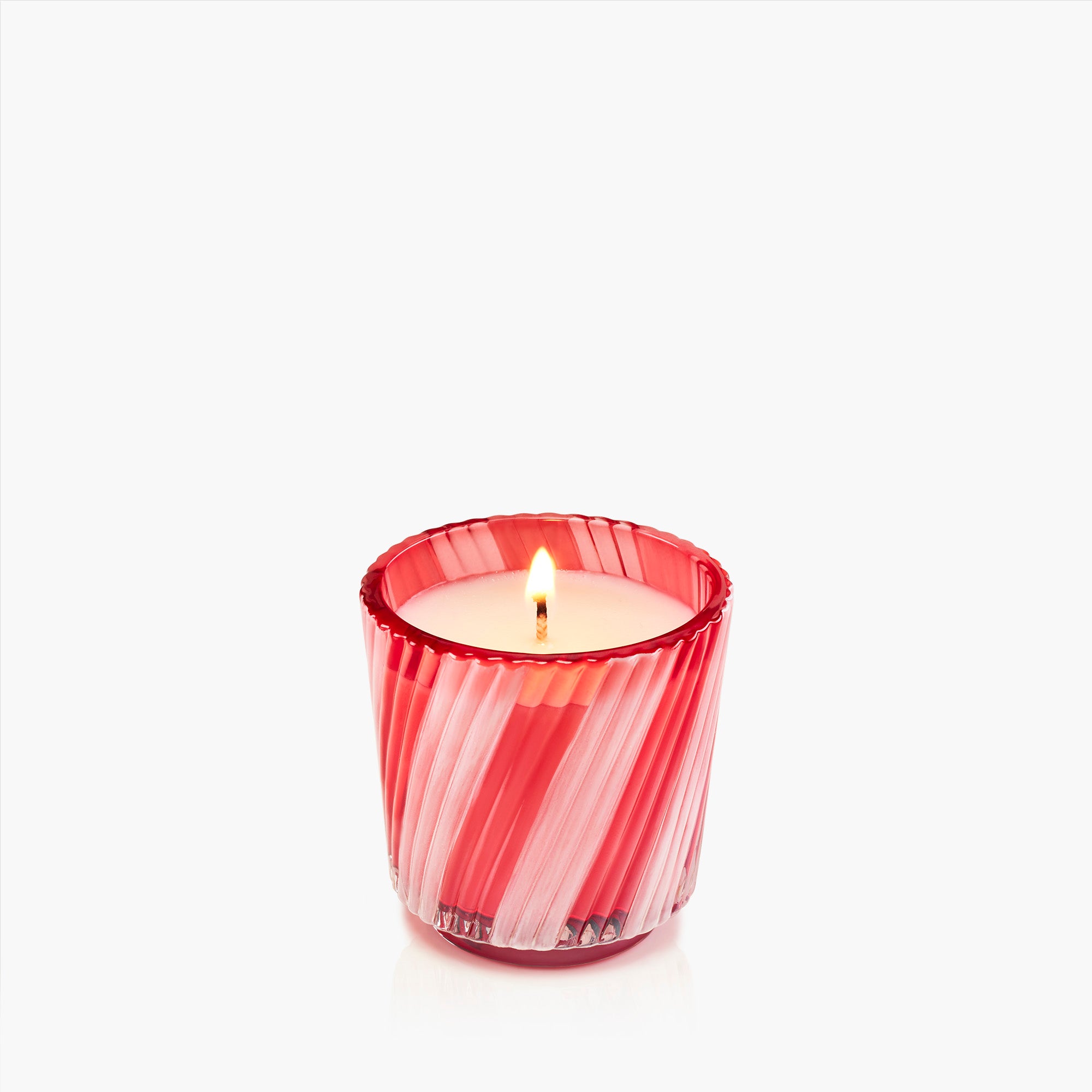 Alternative view of Crushed Candy Cane - Pedestal Candle