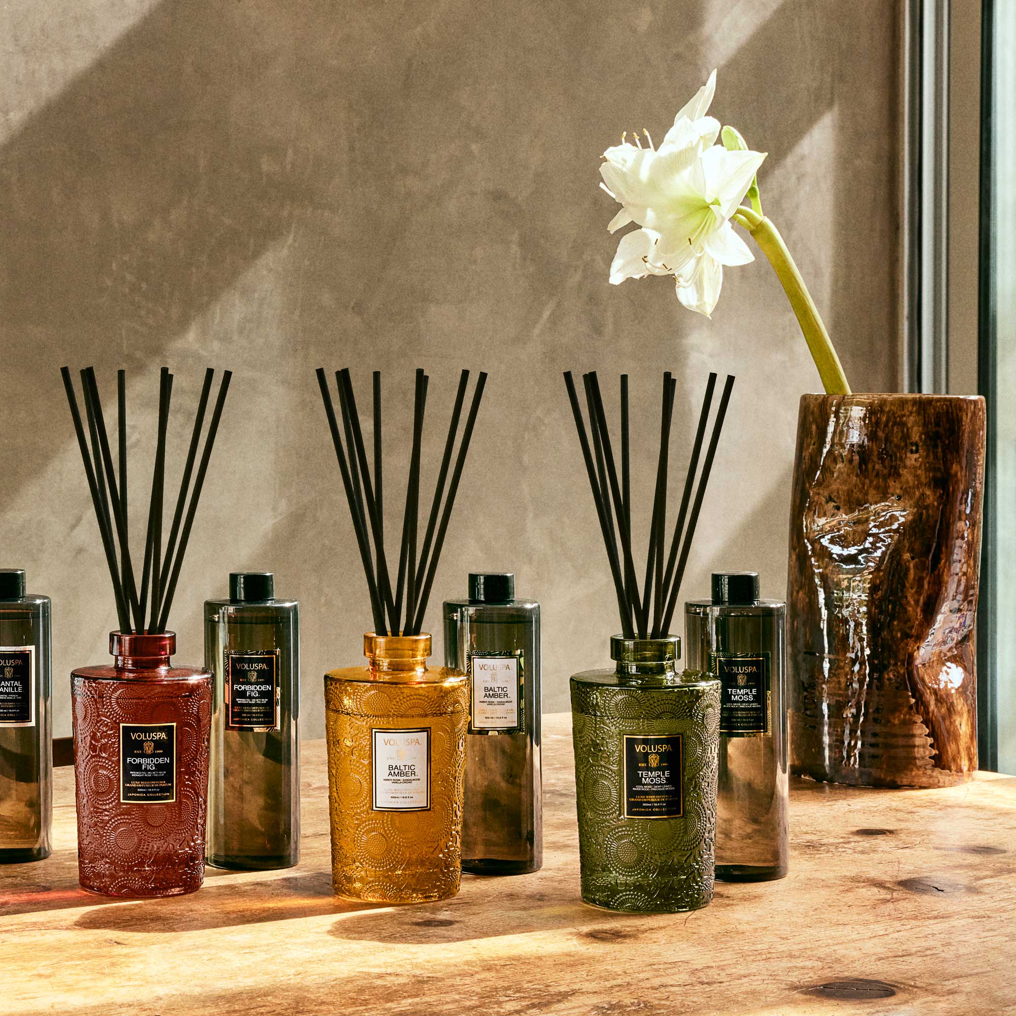 Alternative view of Temple Moss - Luxe Reed Diffuser Refill