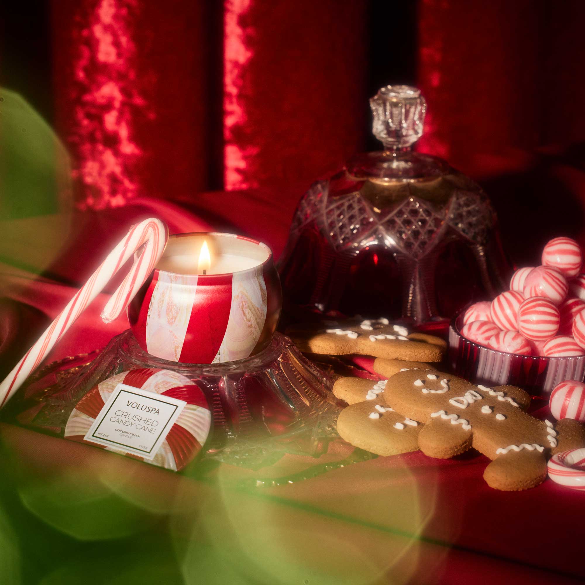 Alternative view of Crushed Candy Cane - Mini Tin Candle