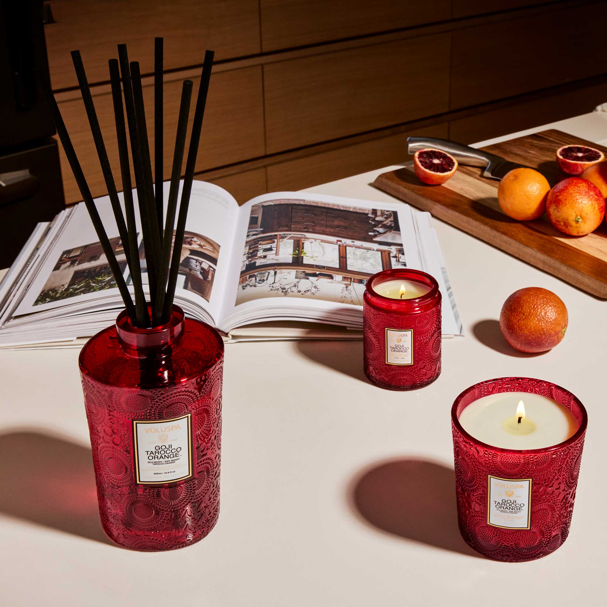 Alternative view of Goji Tarocco Orange - Luxe Reed Diffuser