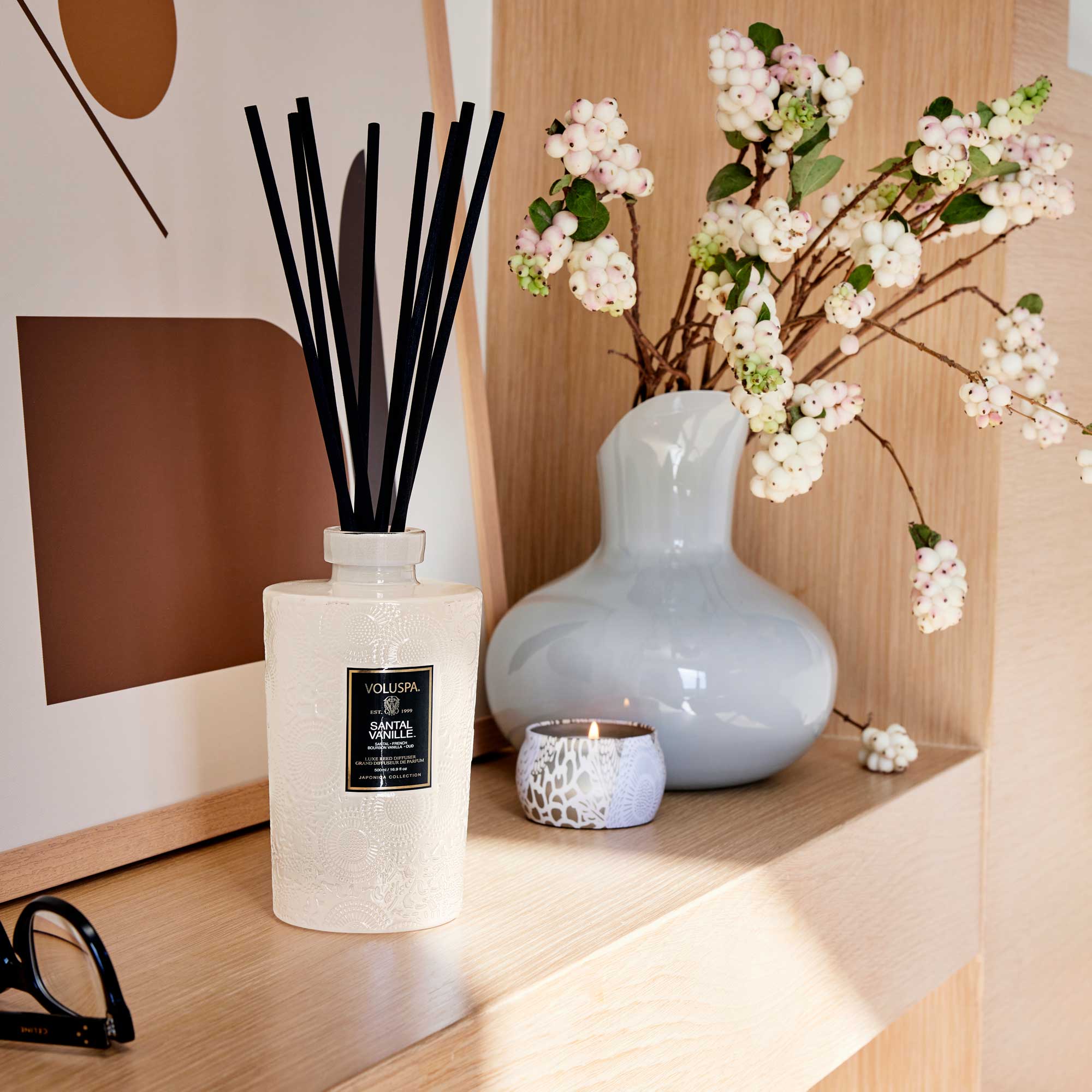 Alternative view of Santal Vanille - Luxe Reed Diffuser