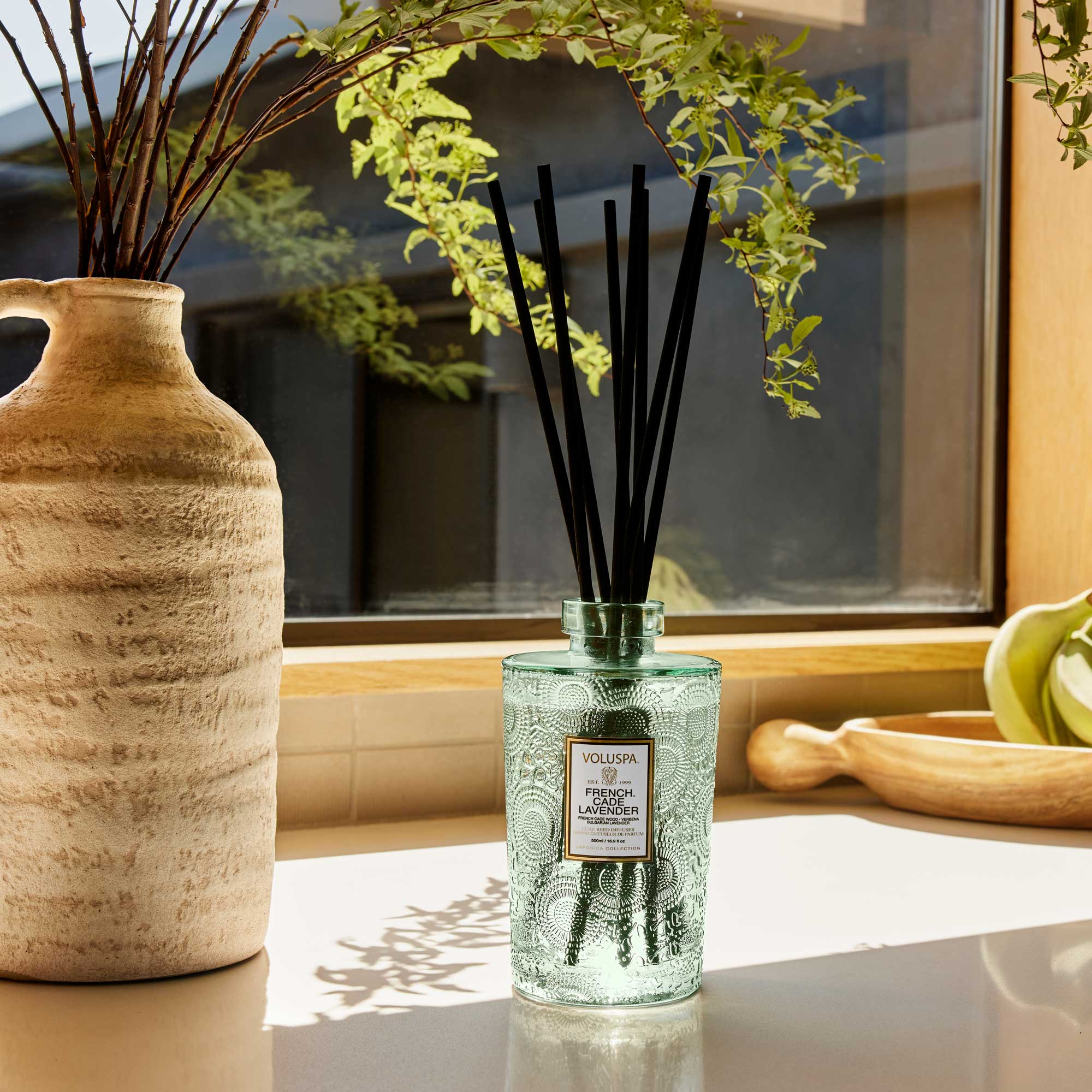 Alternative view of French Cade Lavender - Luxe Reed Diffuser