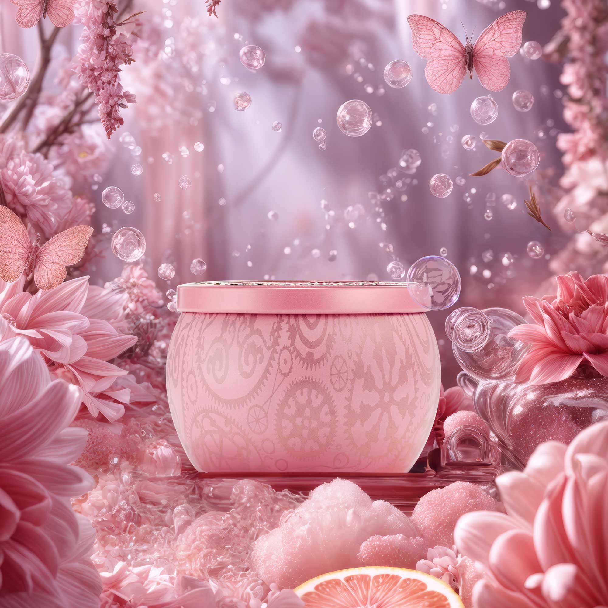 Alternative view of Perfectly Pink Yuzu - Mini Tin Candle