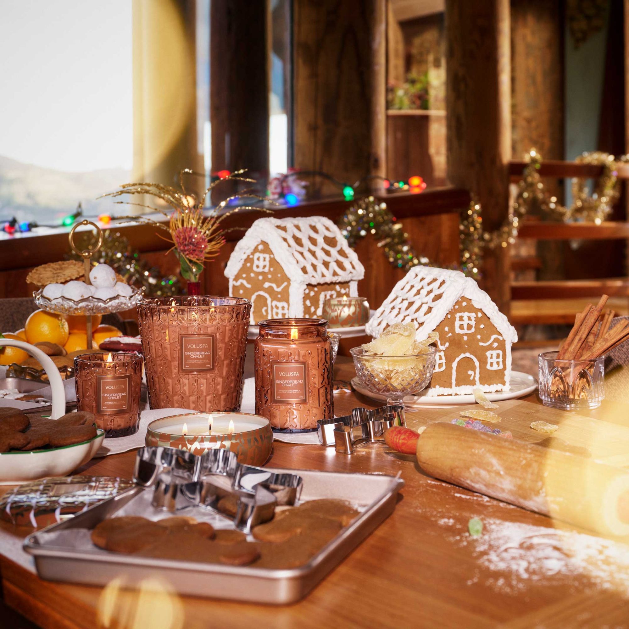 Alternative view of Gingerbread Chalet - Classic Candle