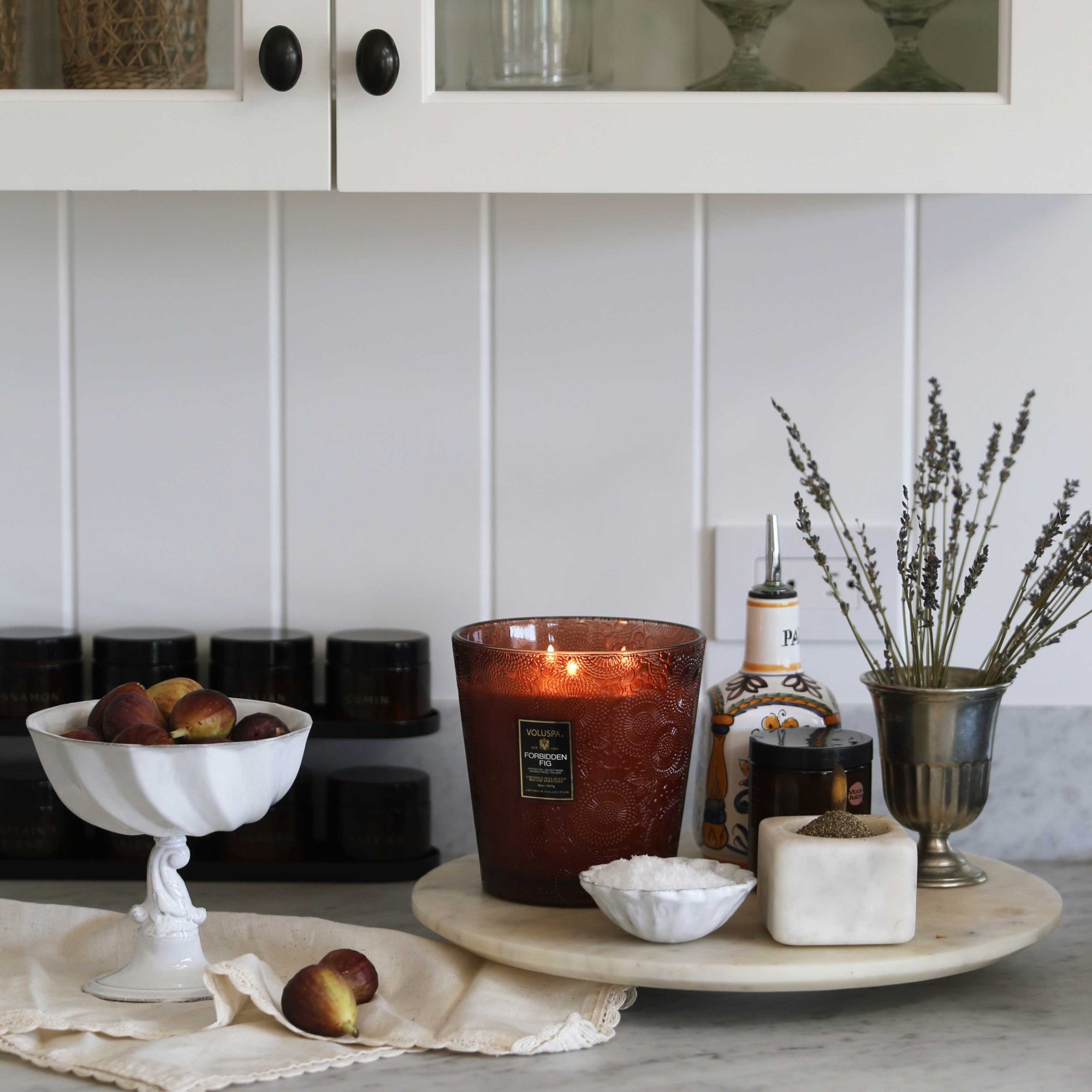 Alternative view of Forbidden Fig - 3 Wick Hearth Candle