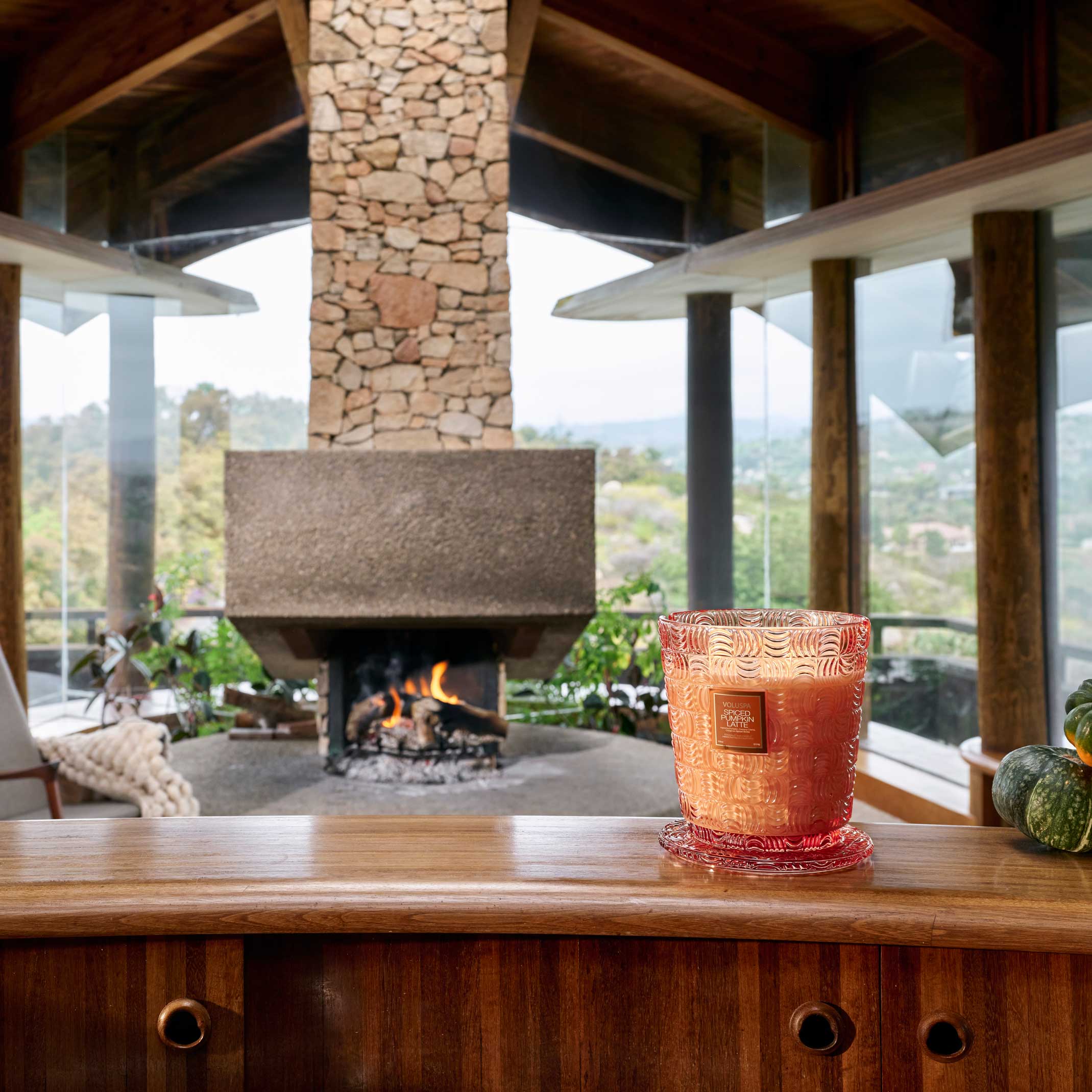 Spiced Pumpkin Latte - 5 Wick Hearth Candle - Image 4