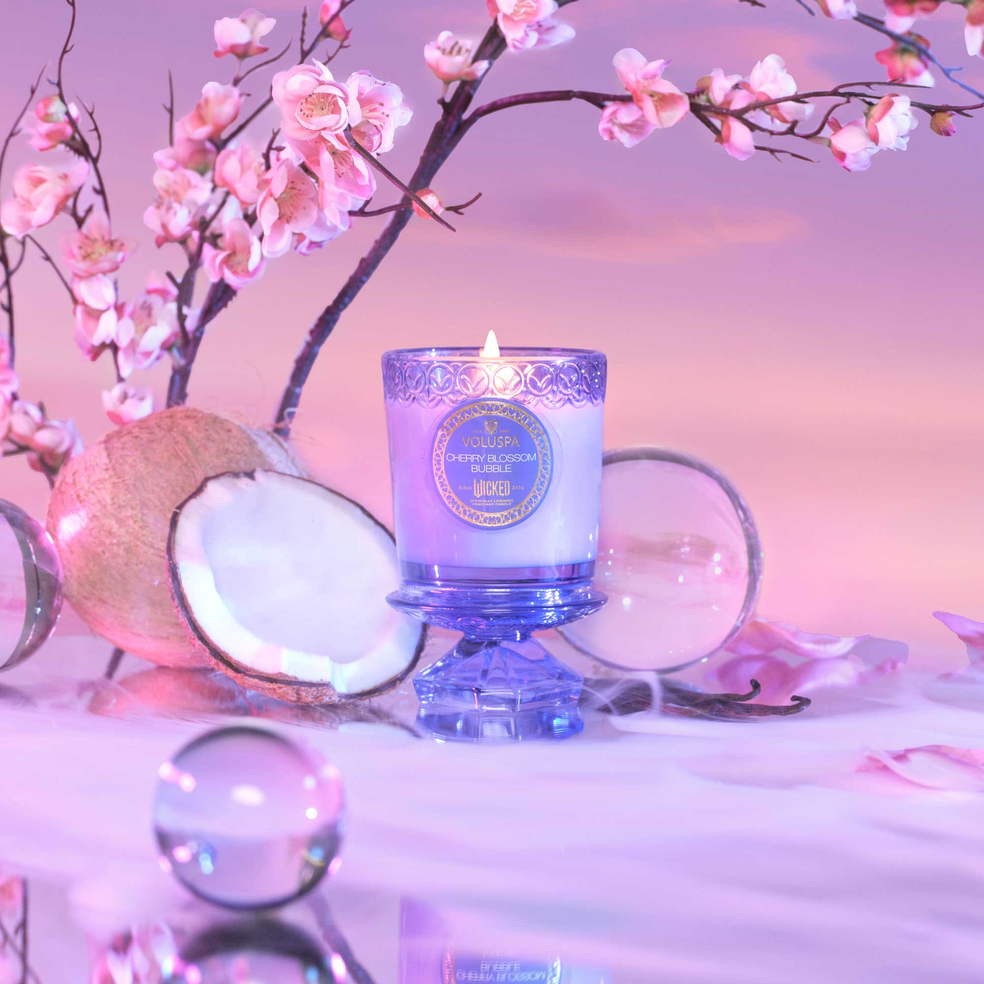 Alternative view of Cherry Blossom Bubble - Boxed Candle