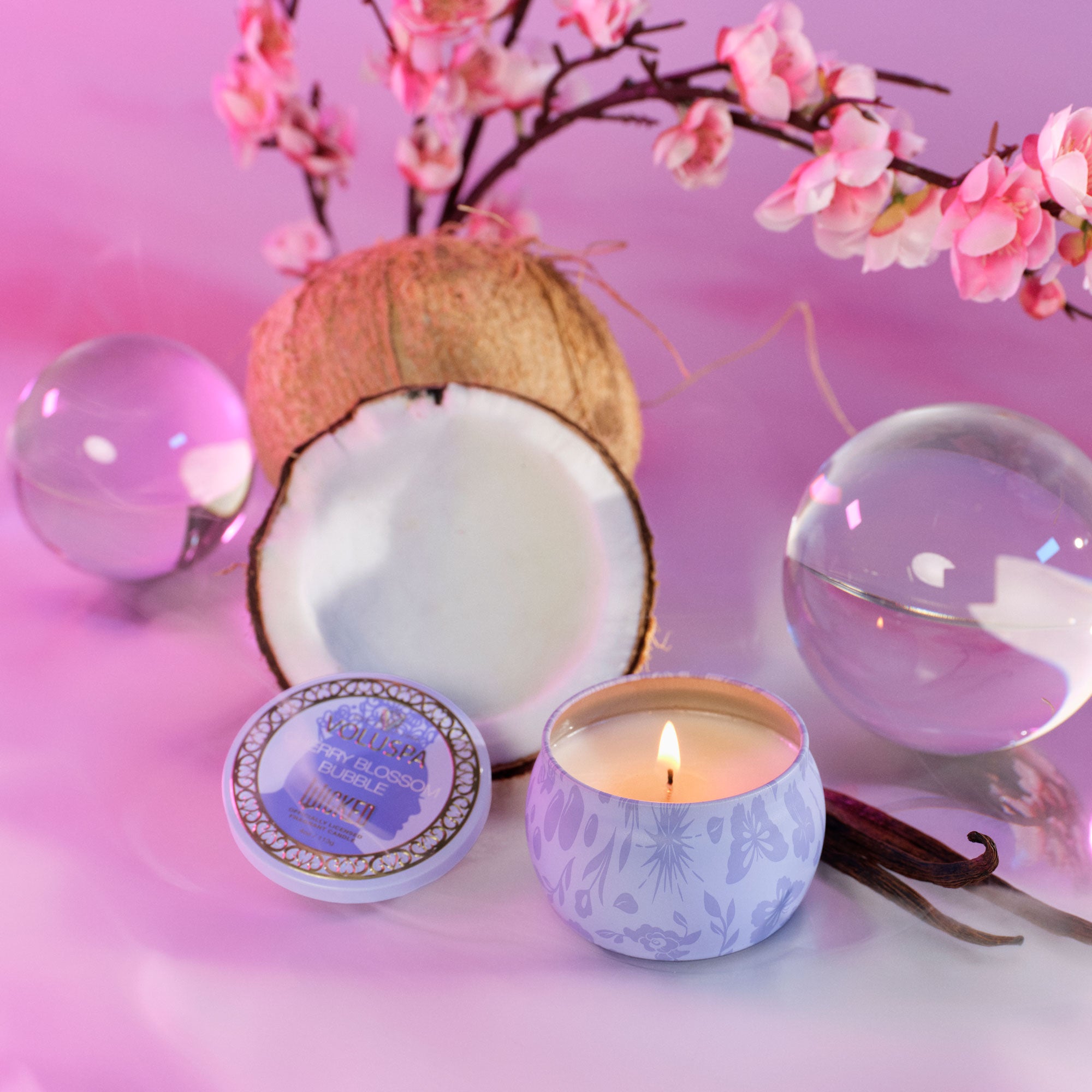 Alternative view of Cherry Blossom Bubble - Mini Tin Candle