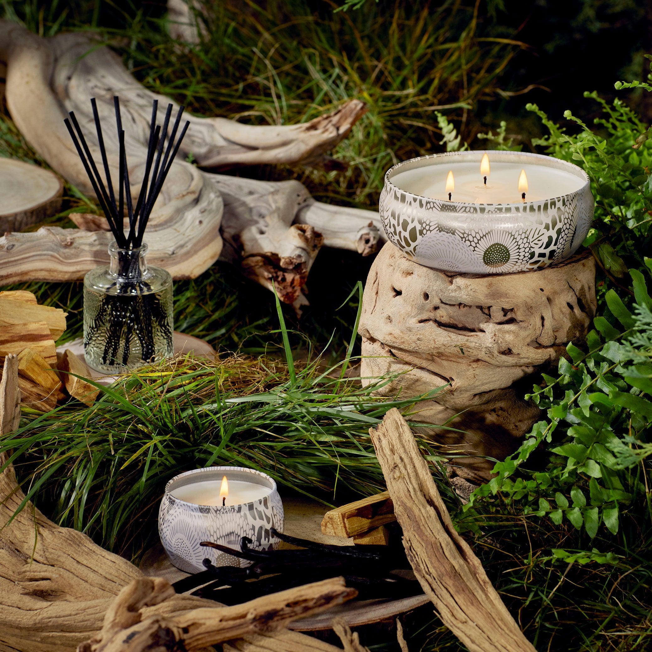 Santal Vanille - 3 Wick Tin Candle - Image 2