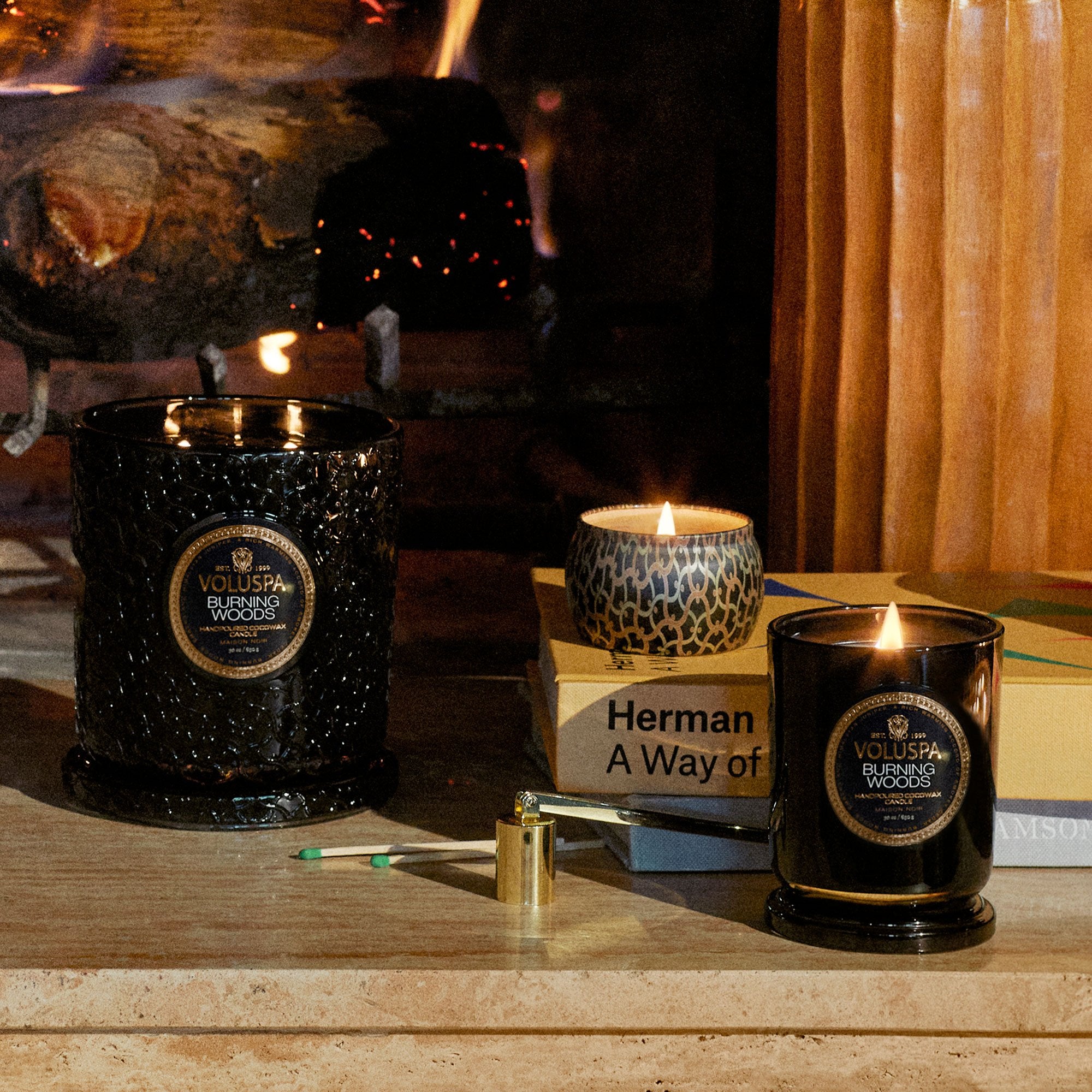 Alternative view of Burning Woods - Mini Tin Candle