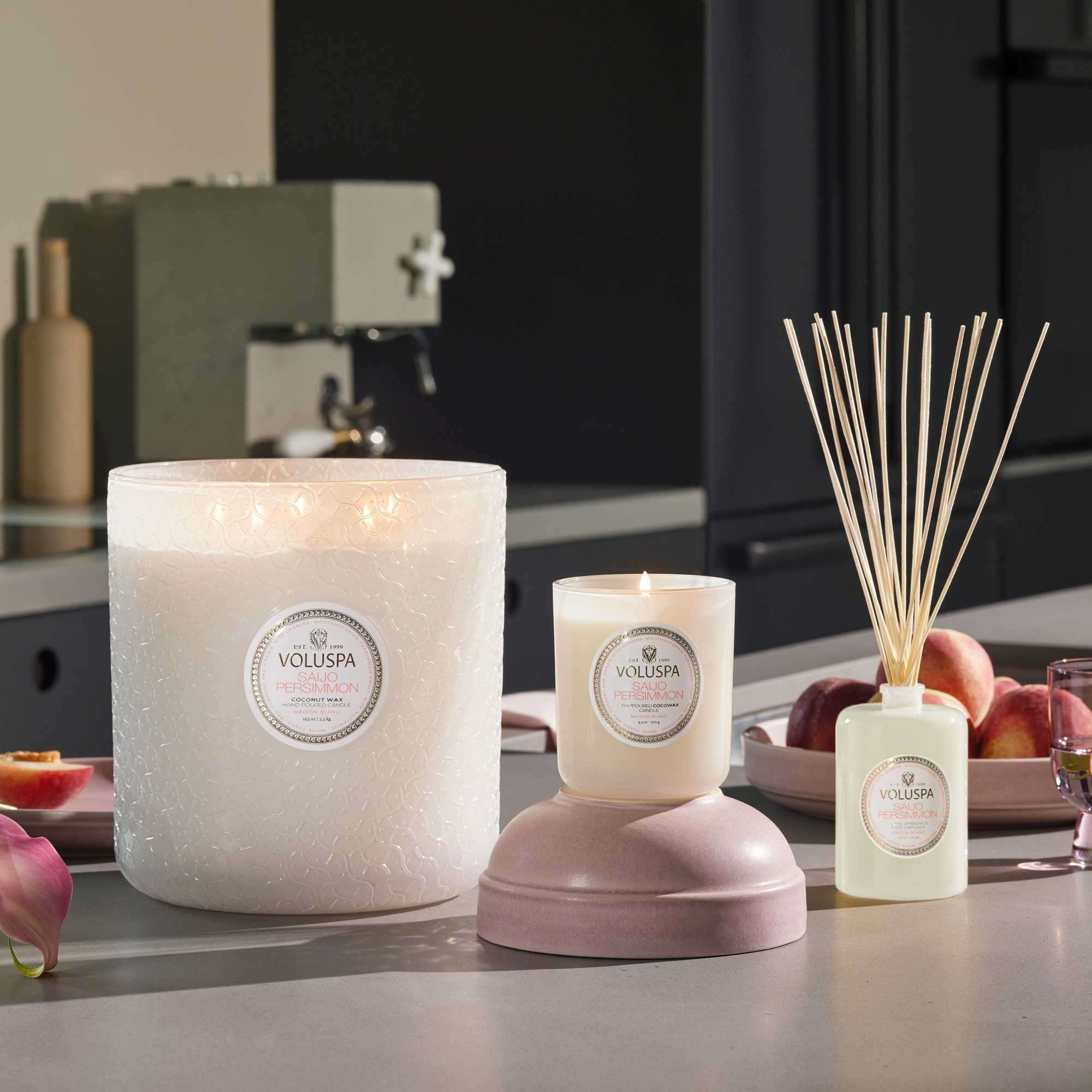 Saijo Persimmon - 5 Wick Hearth Candle - Image 2