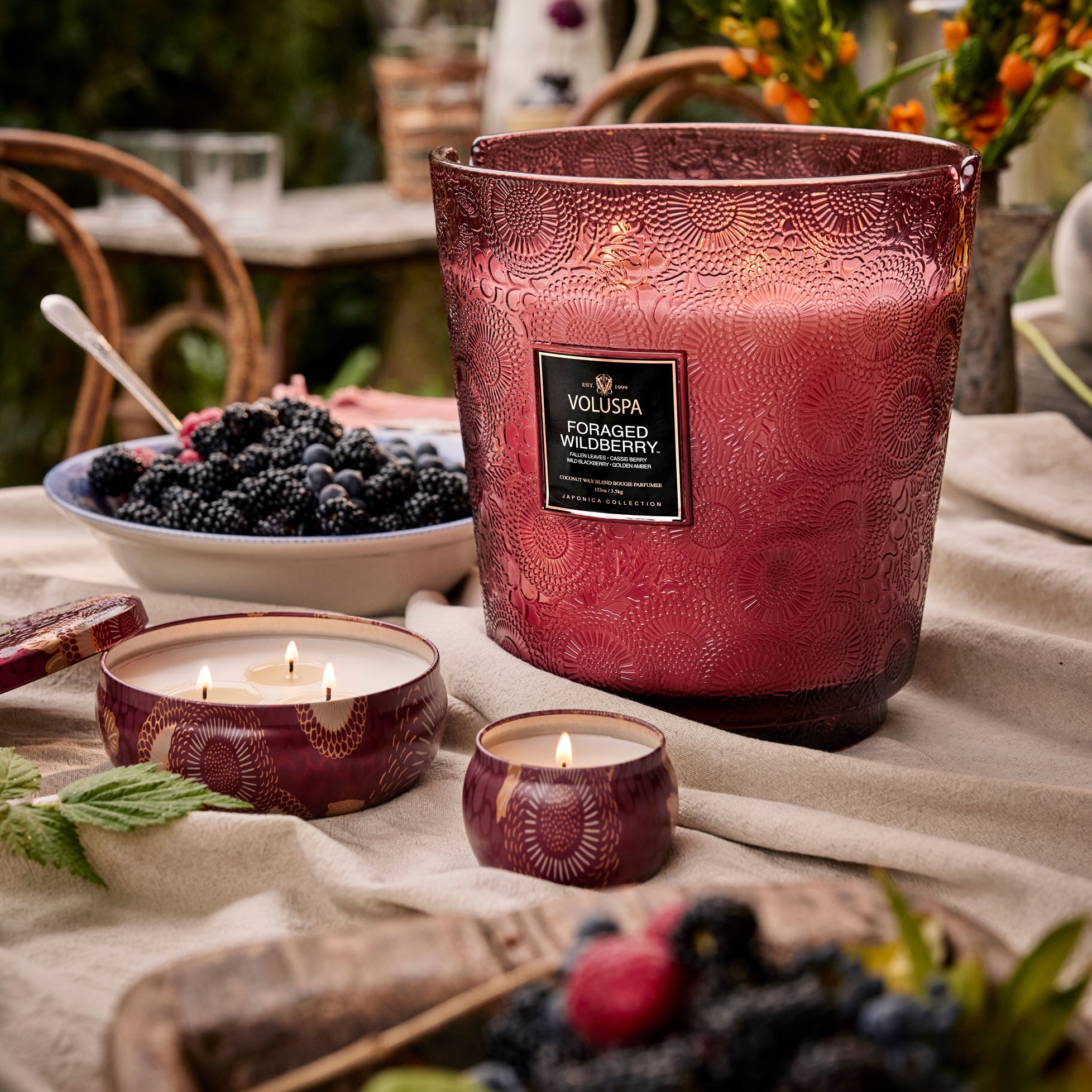 Foraged Wildberry - 5 Wick Hearth Candle - Image 3