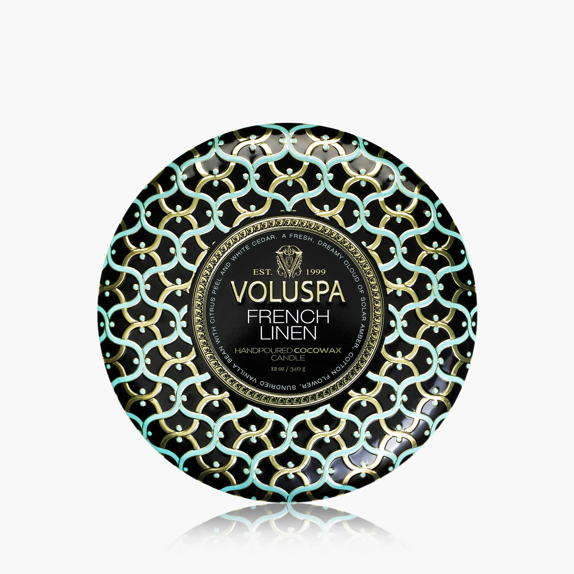 French Linen - 3 Wick Tin Candle