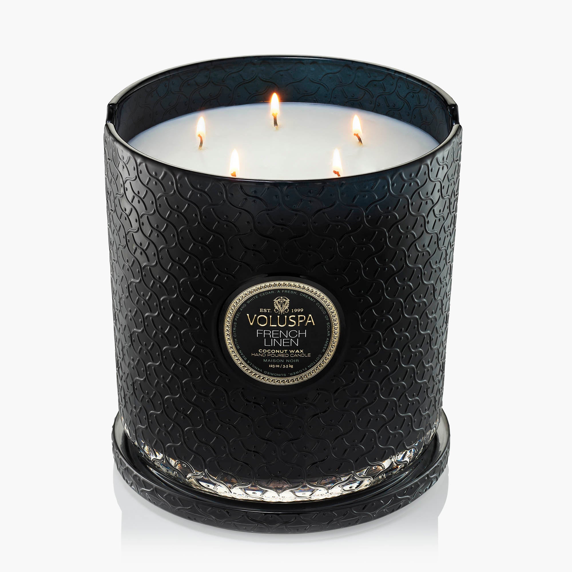 French Linen - 5 Wick Hearth Candle - Image 3
