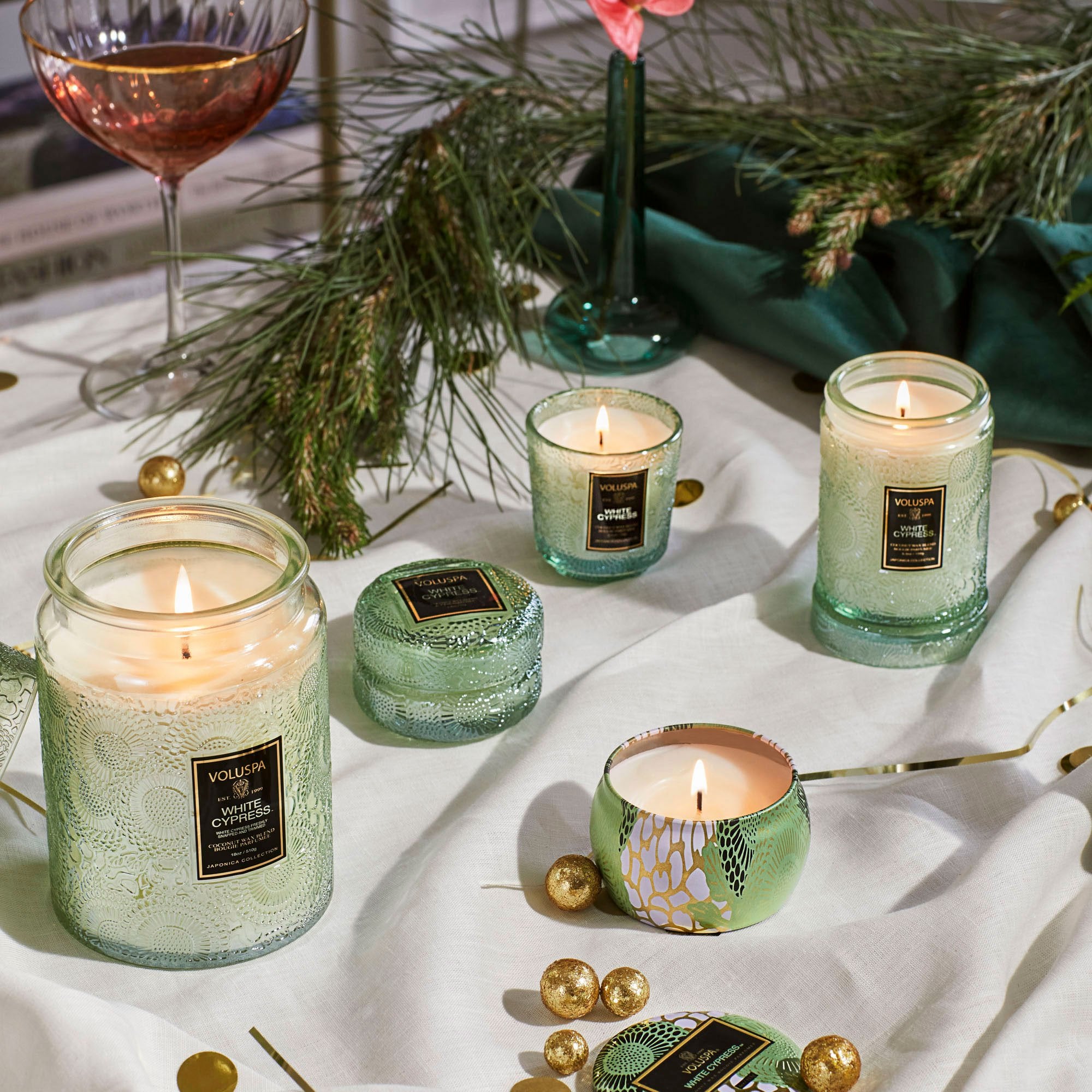 White Cypress - Large Jar Candle - Image 3