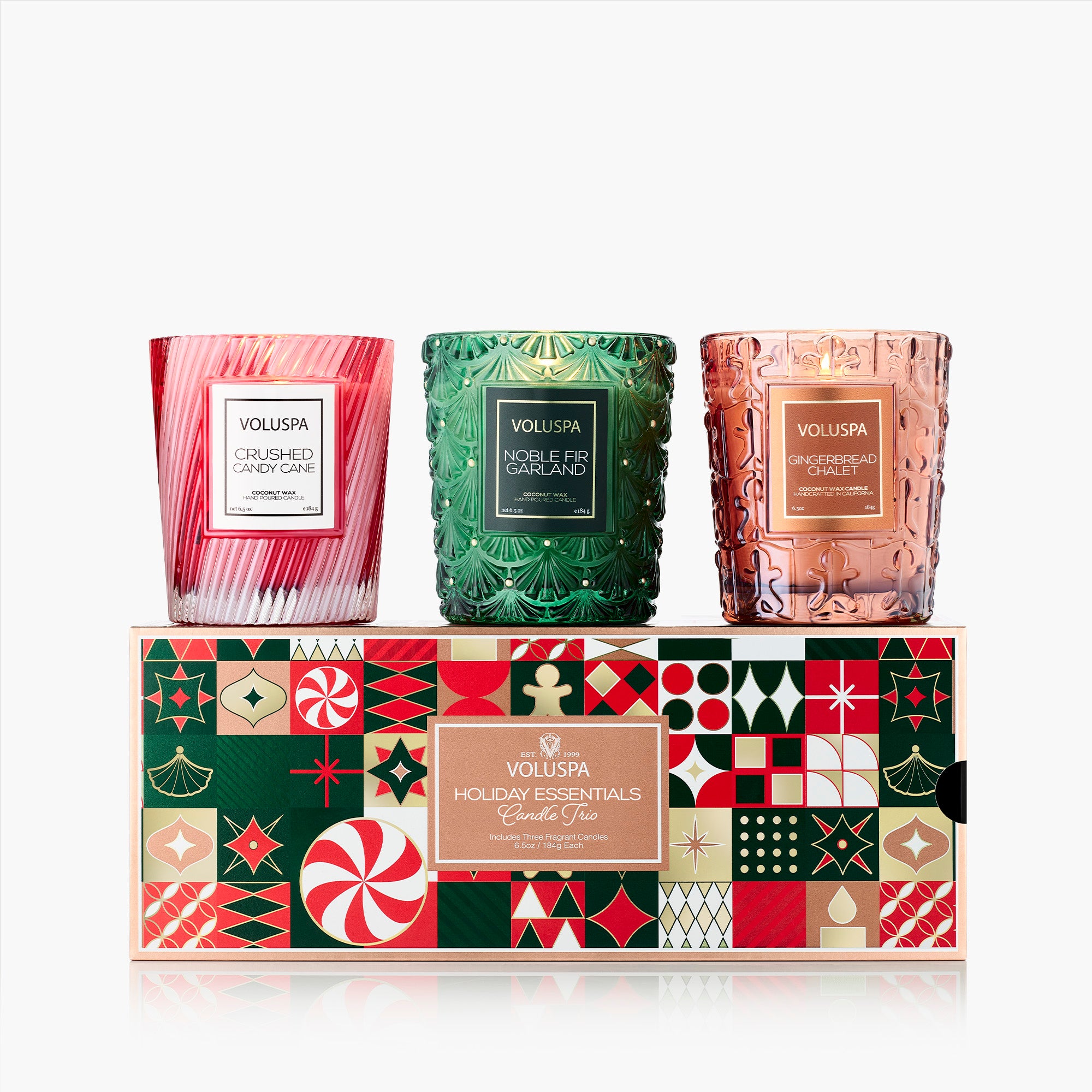 Holiday Essentials Candle Trio - Assorted Gift Set