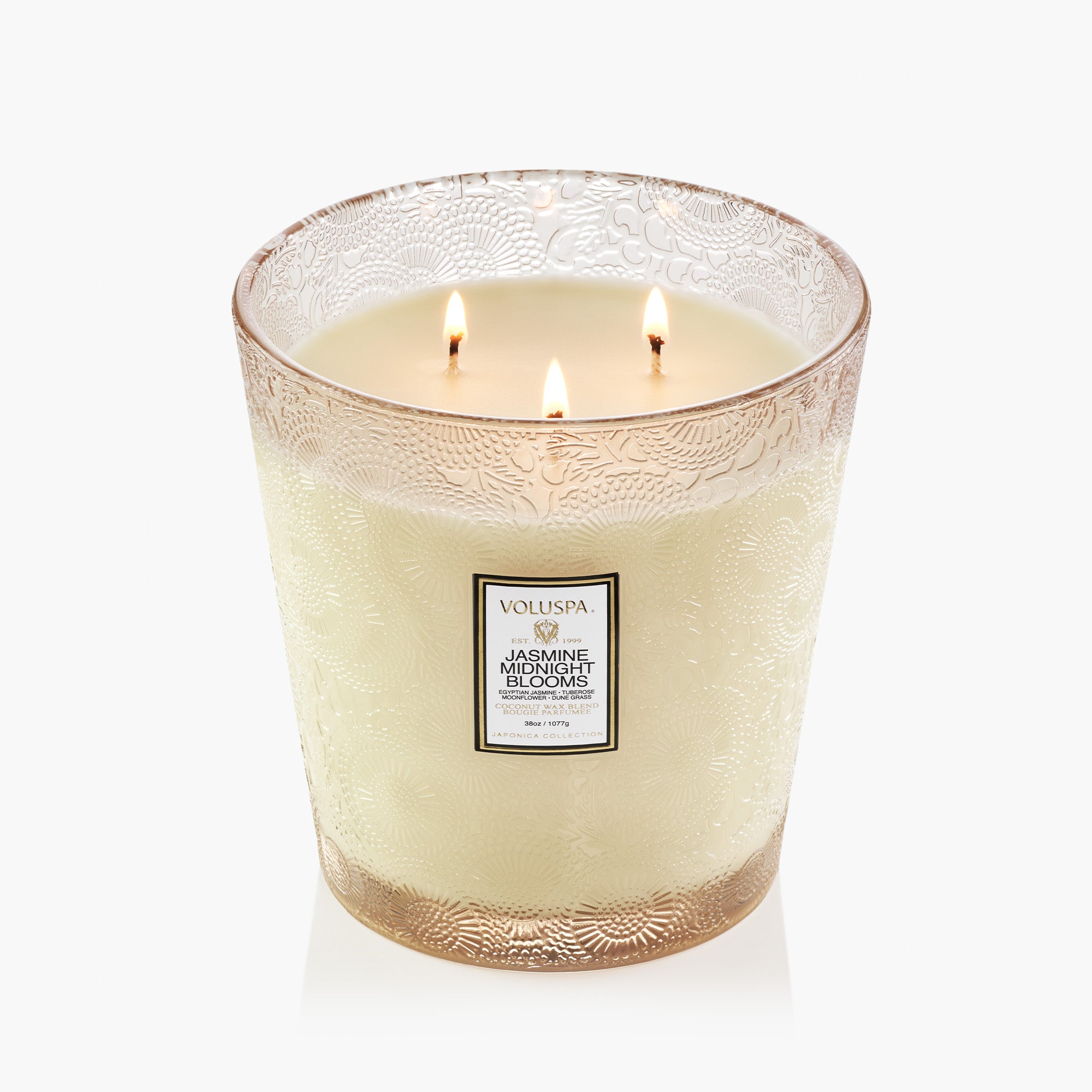 Jasmine Midnight Blooms - 3 Wick Hearth Candle - Image 3