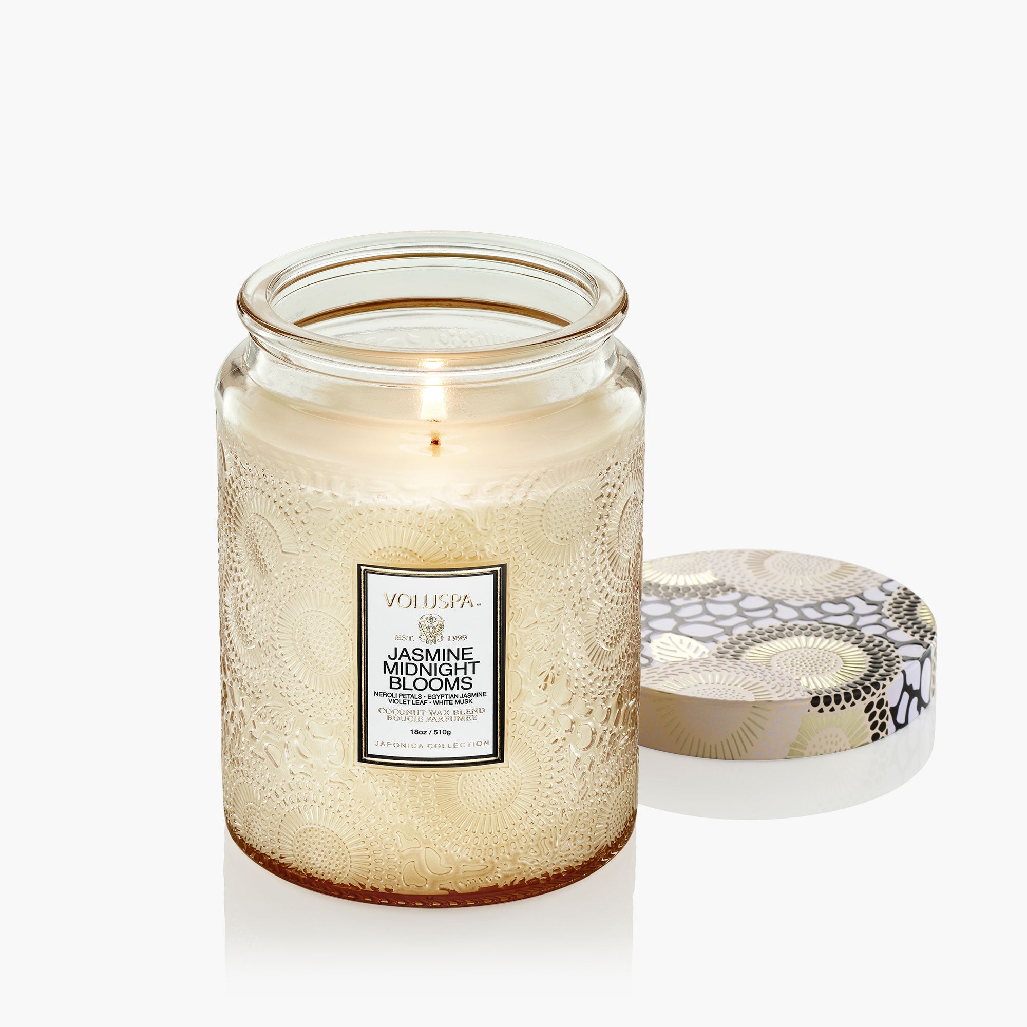 Jasmine Midnight Blooms - Large Jar Candle - Image 4