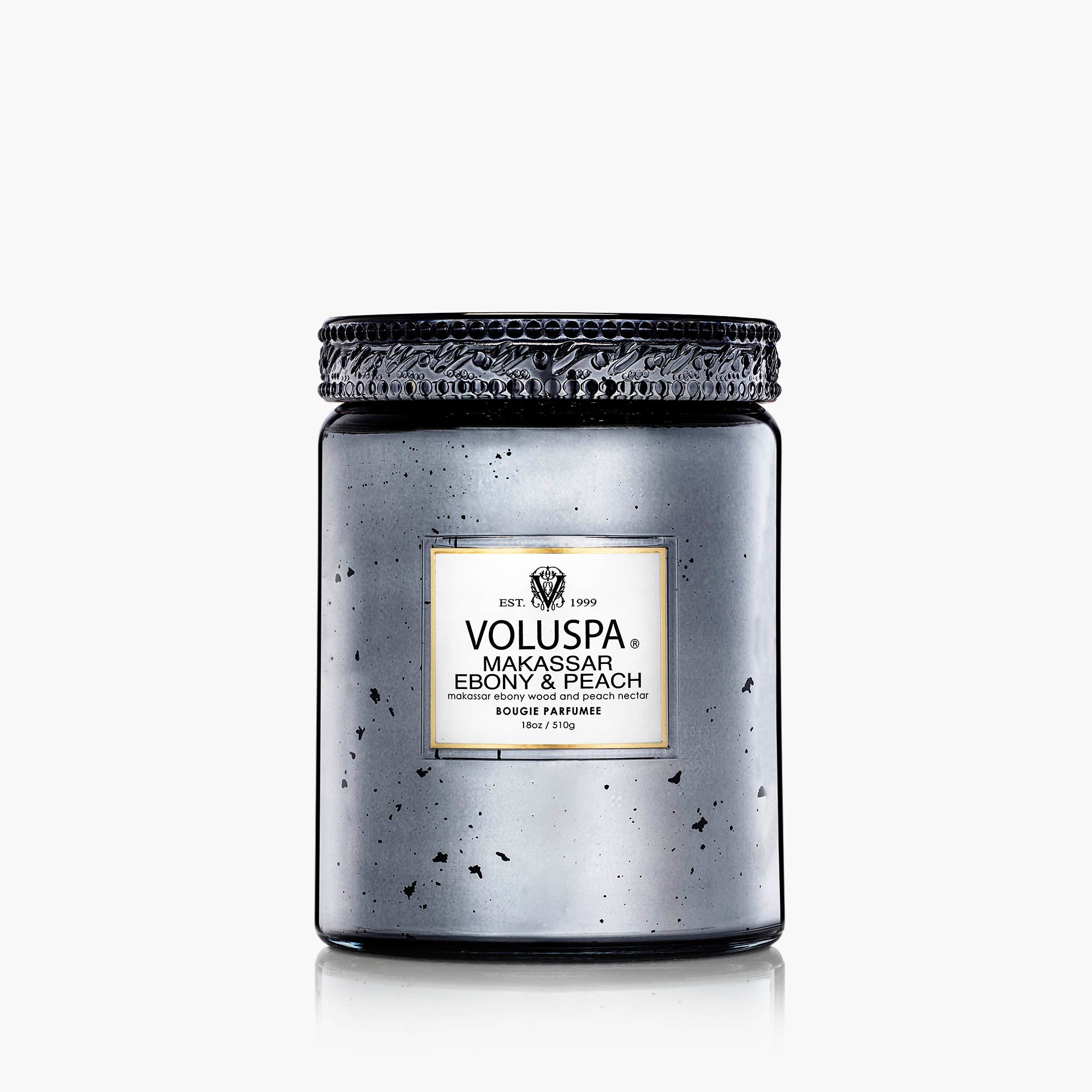 Makassar Ebony & Peach - Large Jar Candle