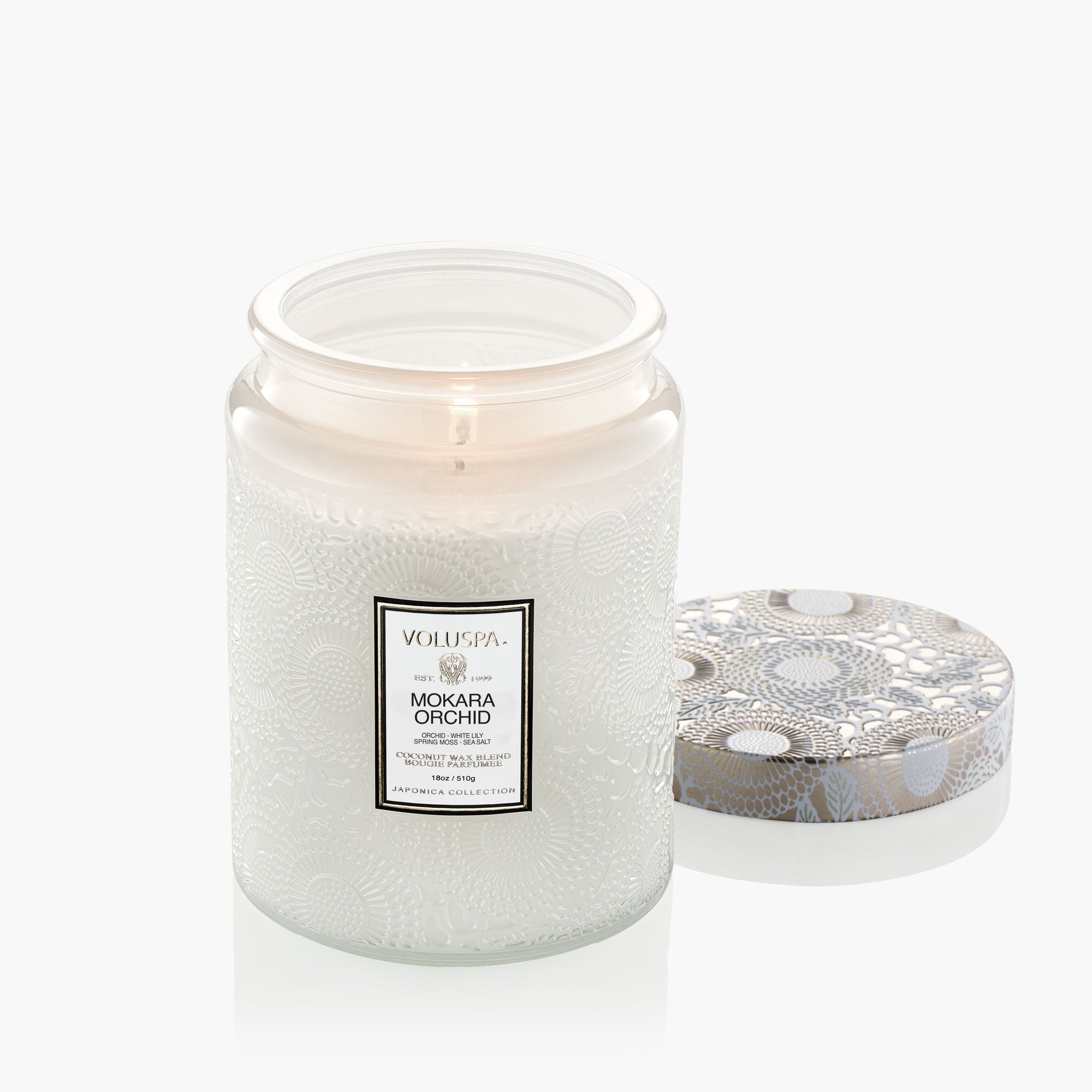 Alternative view of Mokara Orchid - Large Jar Candle