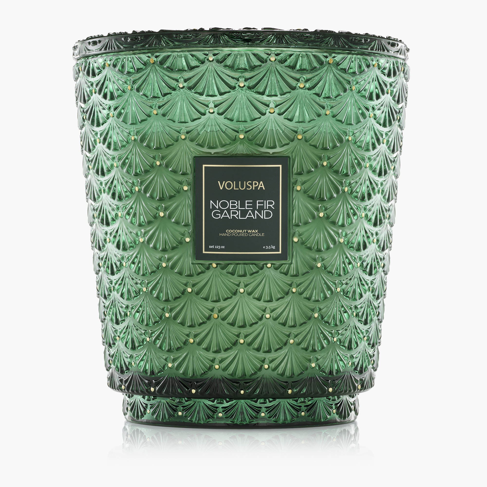 Noble Fir Garland - 5 Wick Hearth Candle