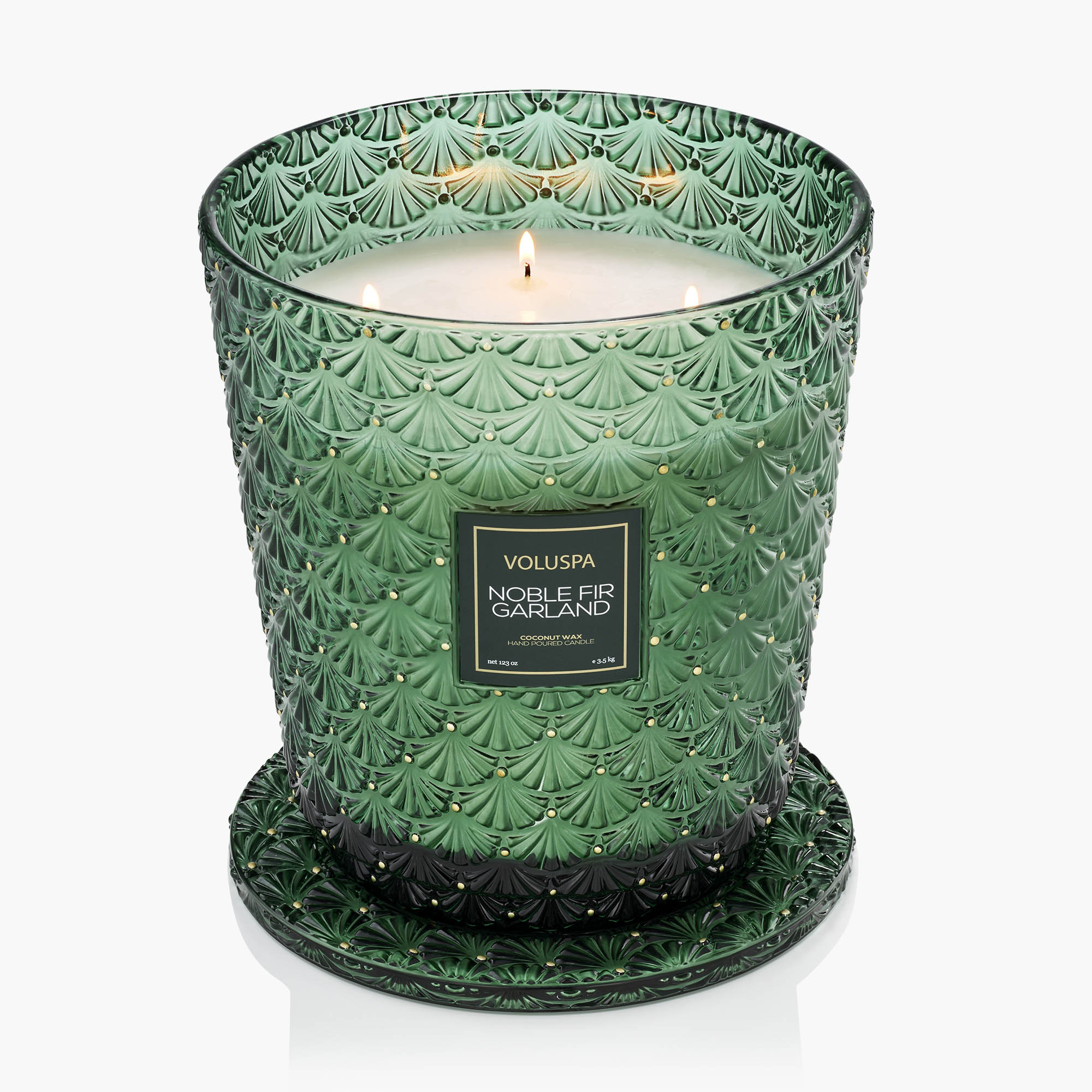 Noble Fir Garland - 5 Wick Hearth Candle - Image 4
