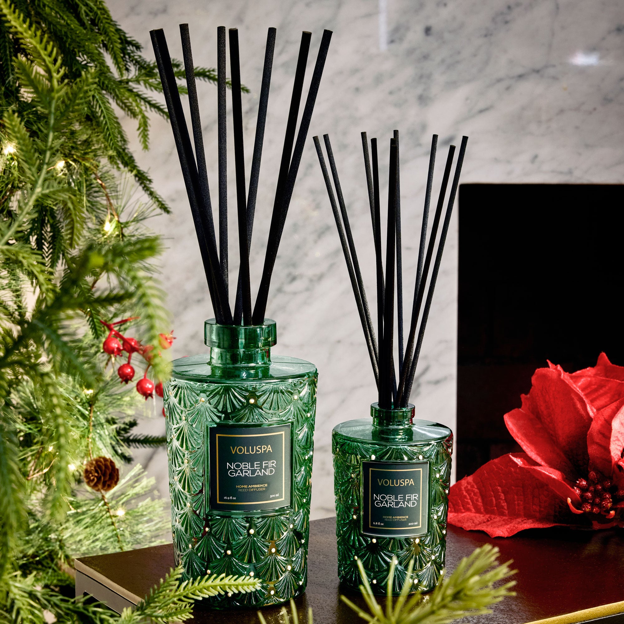 Alternative view of Noble Fir Garland - Reed Diffuser