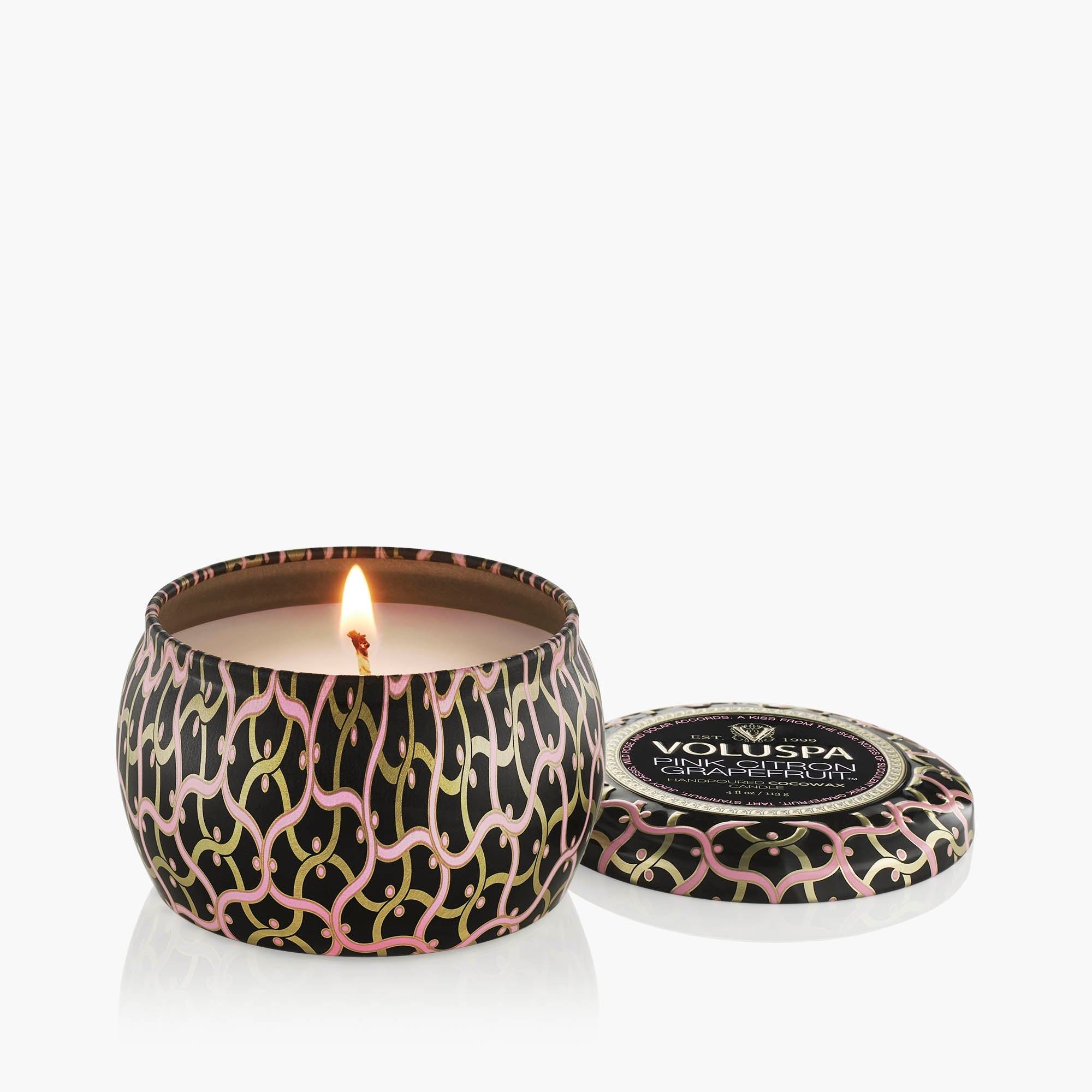 Pink Citron Grapefruit - Mini Tin Candle - Image 3