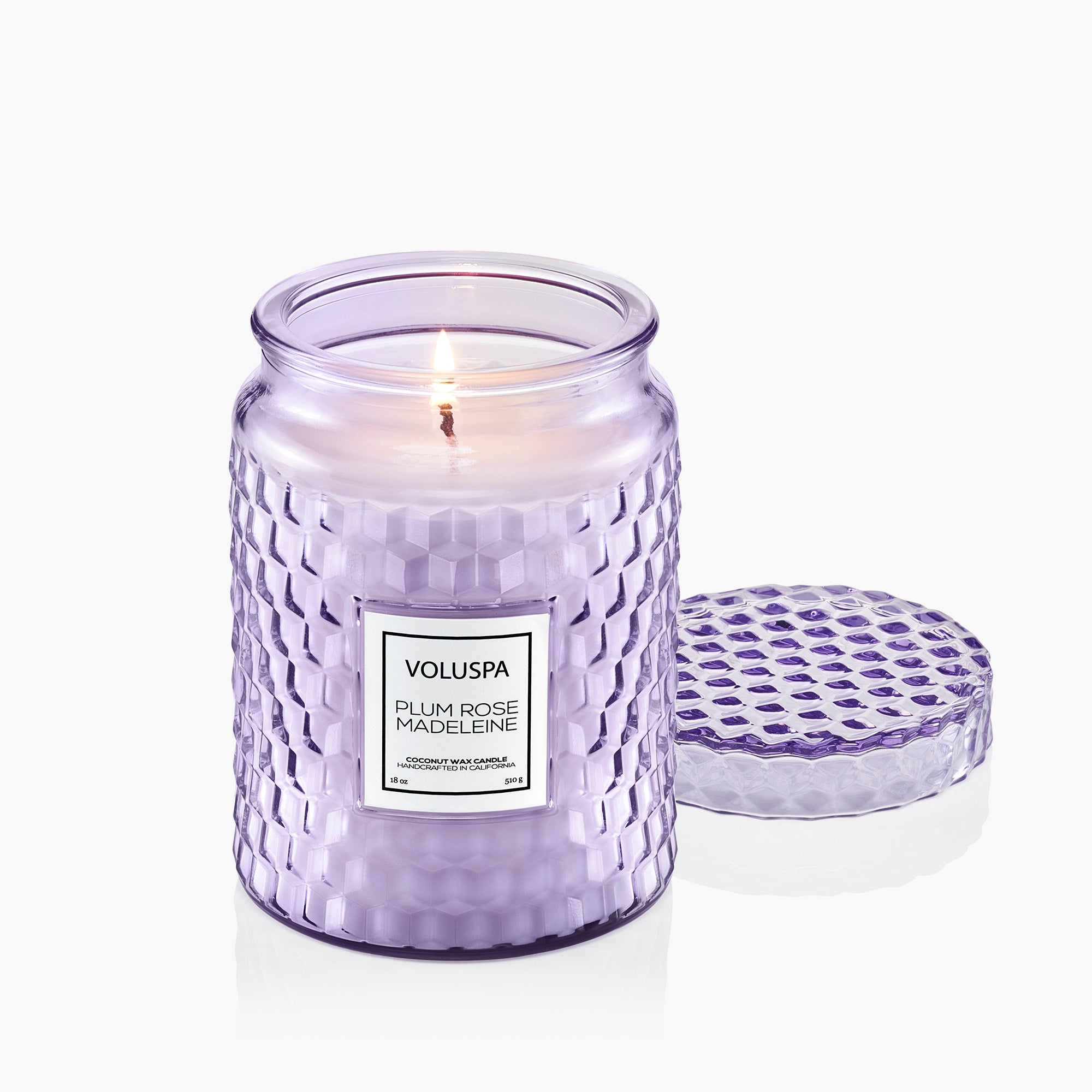 Alternative view of Plum Rose Madeleine - Large Jar Candle