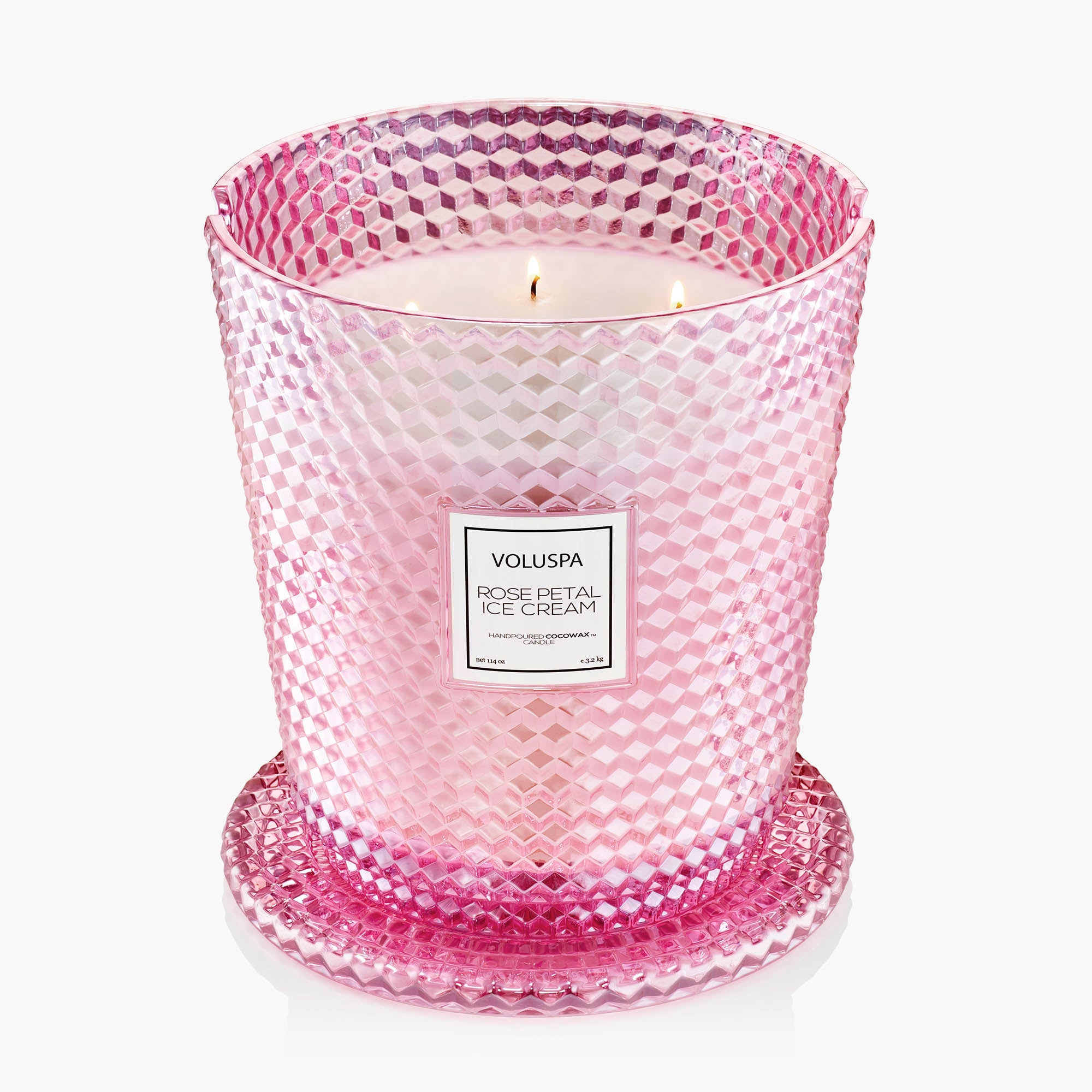 Rose Petal Ice Cream - 5 Wick Hearth Candle - Image 2