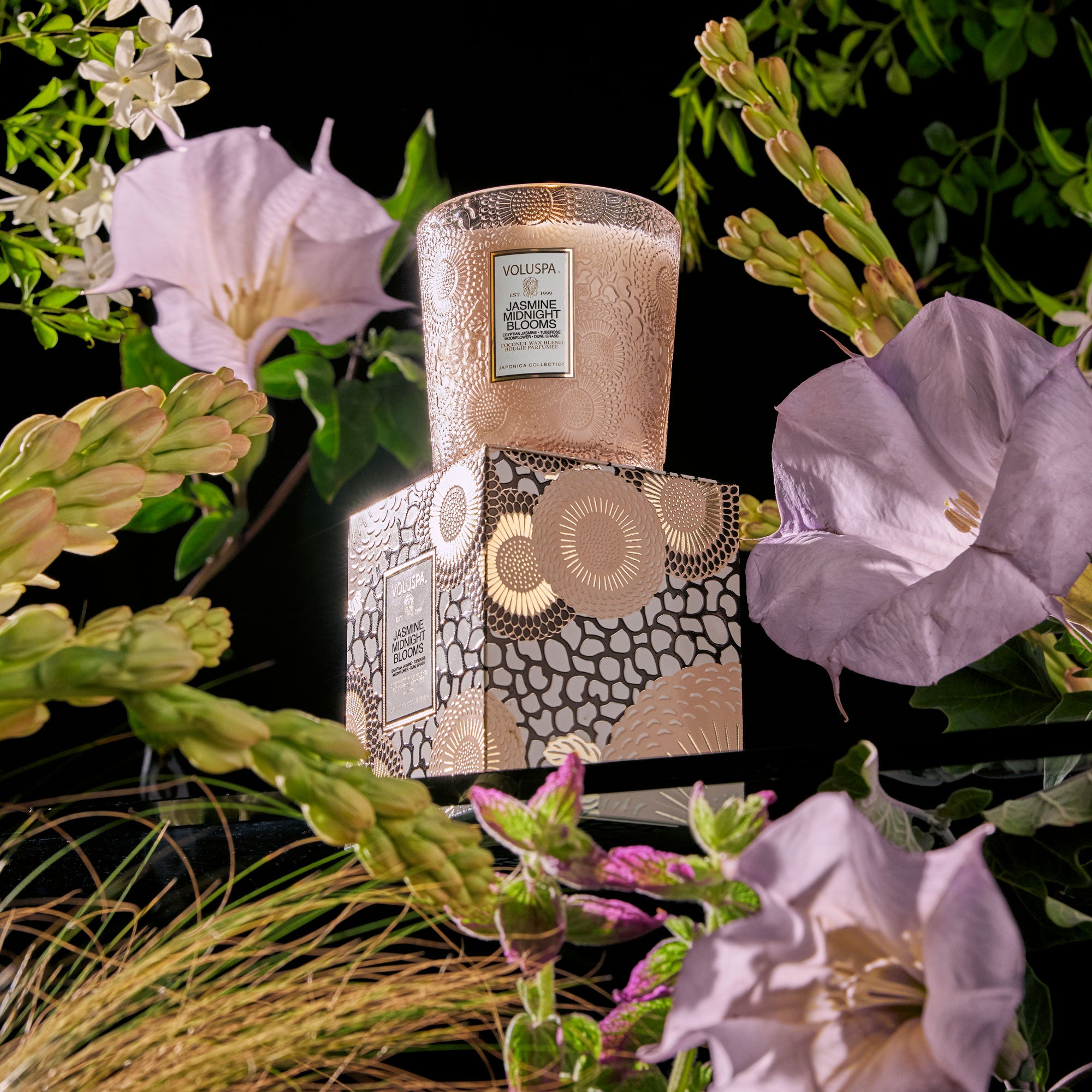 Jasmine Midnight Blooms - Classic Candle - Image 3