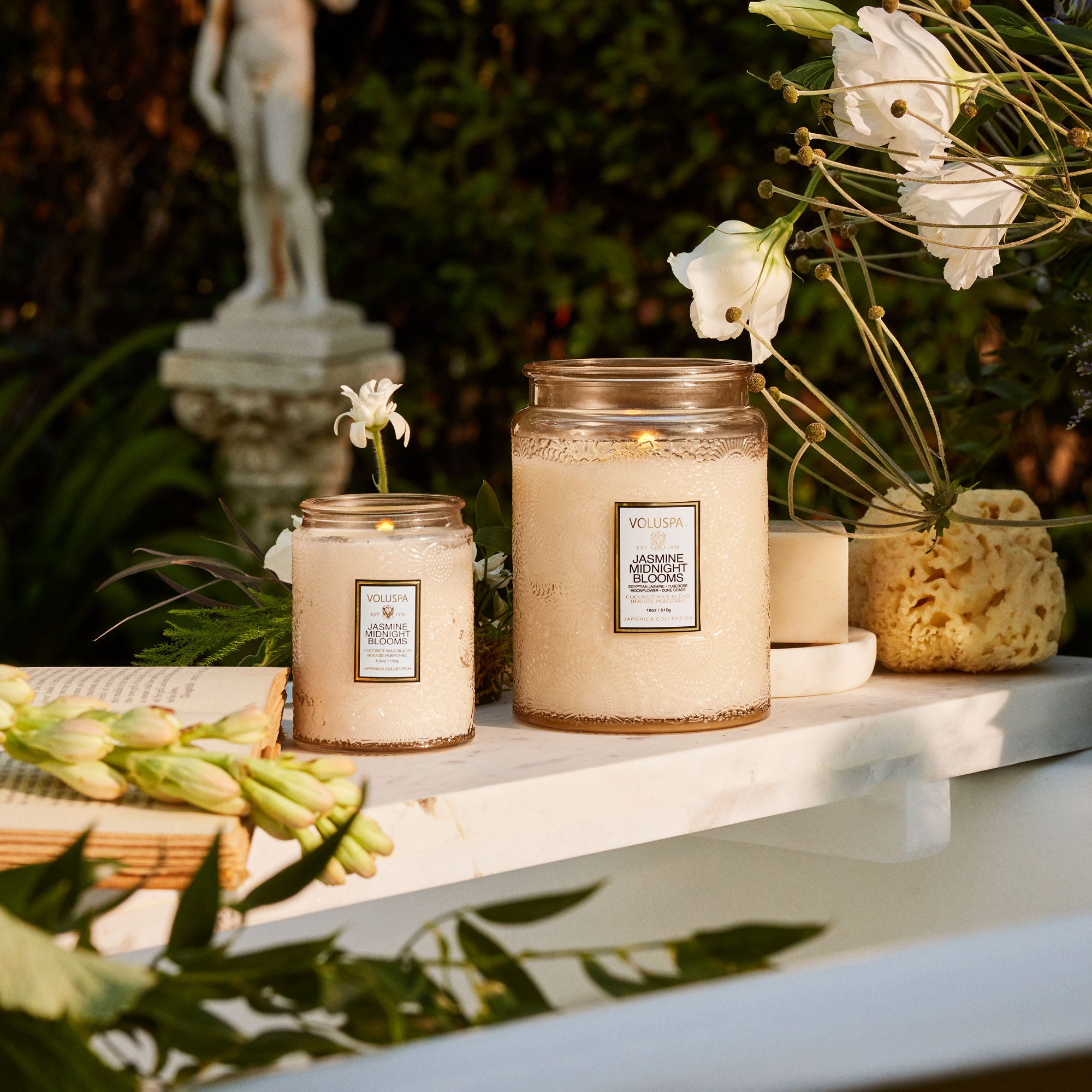 Alternative view of Jasmine Midnight Blooms - Small Jar Candle
