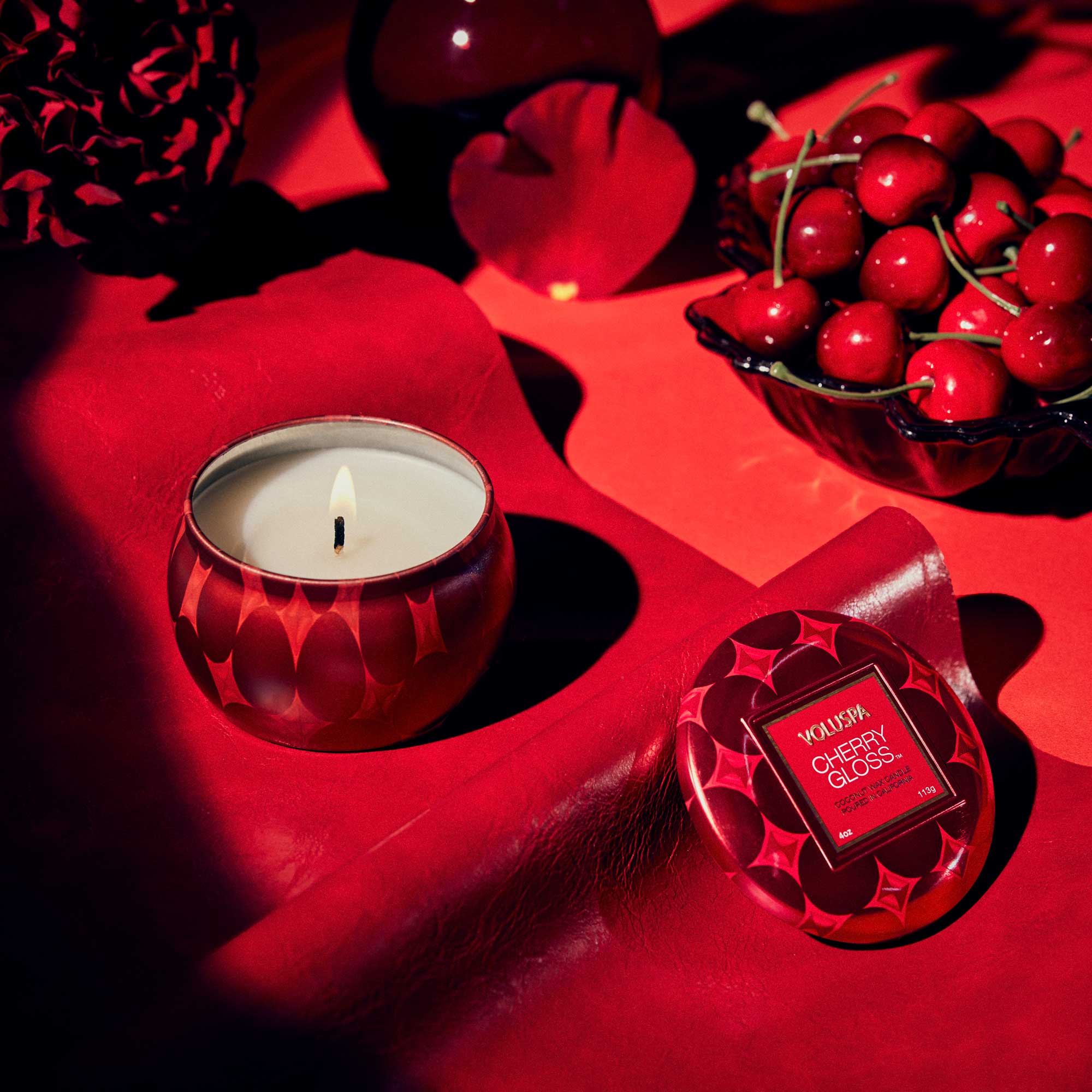 Alternative view of Cherry Gloss - Mini Tin Candle