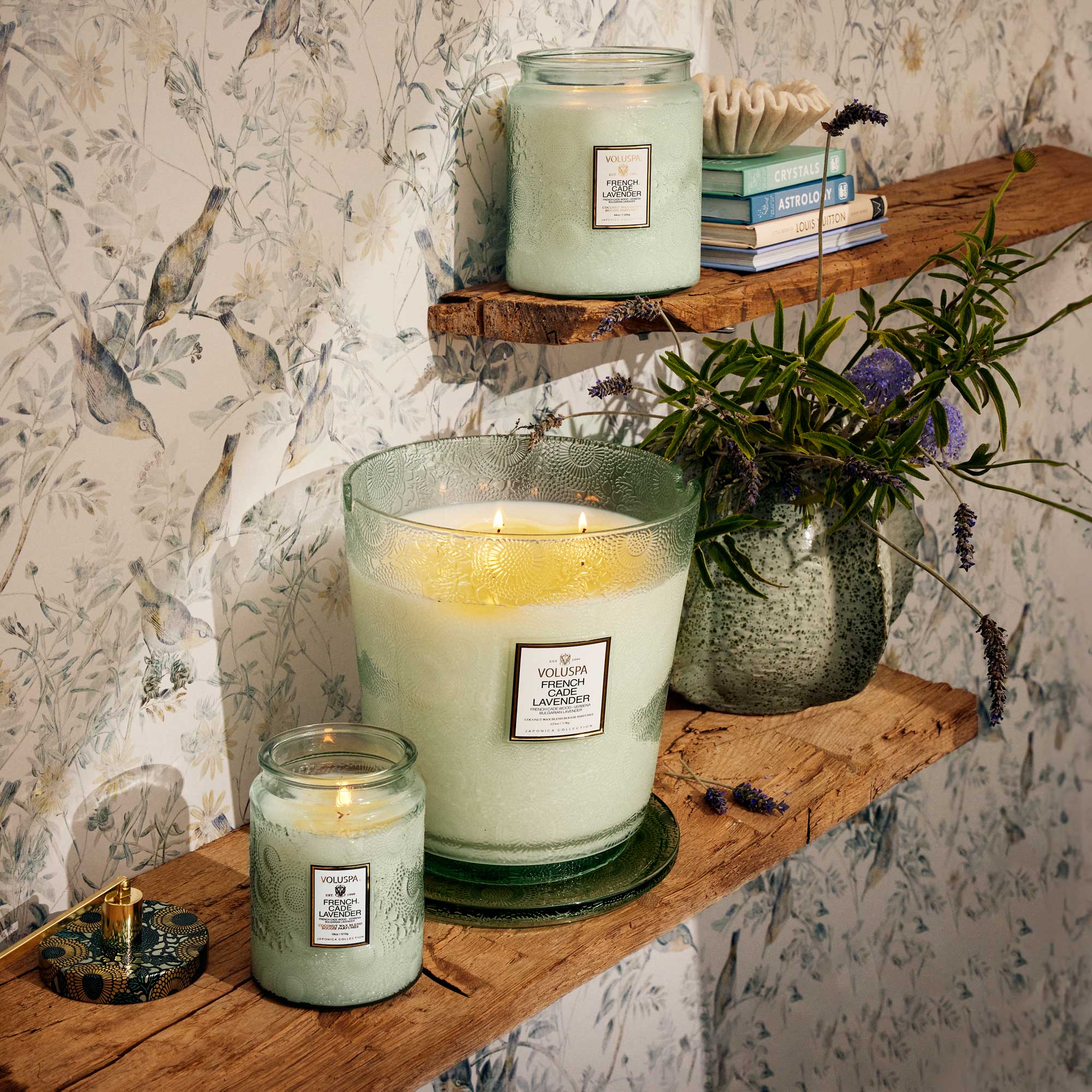 Alternative view of French Cade Lavender - Large Jar Candle