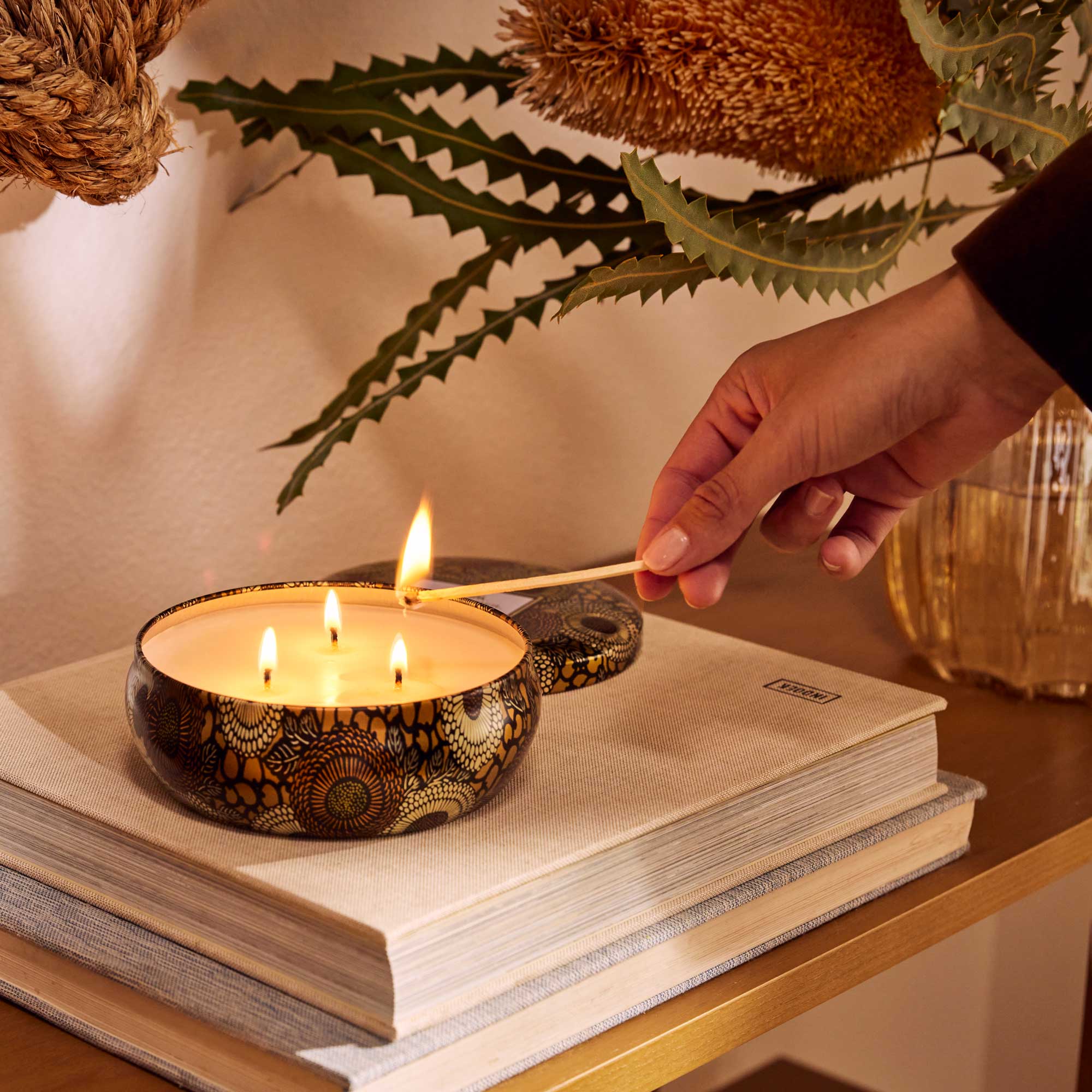 Alternative view of Baltic Amber - 3 Wick Tin Candle