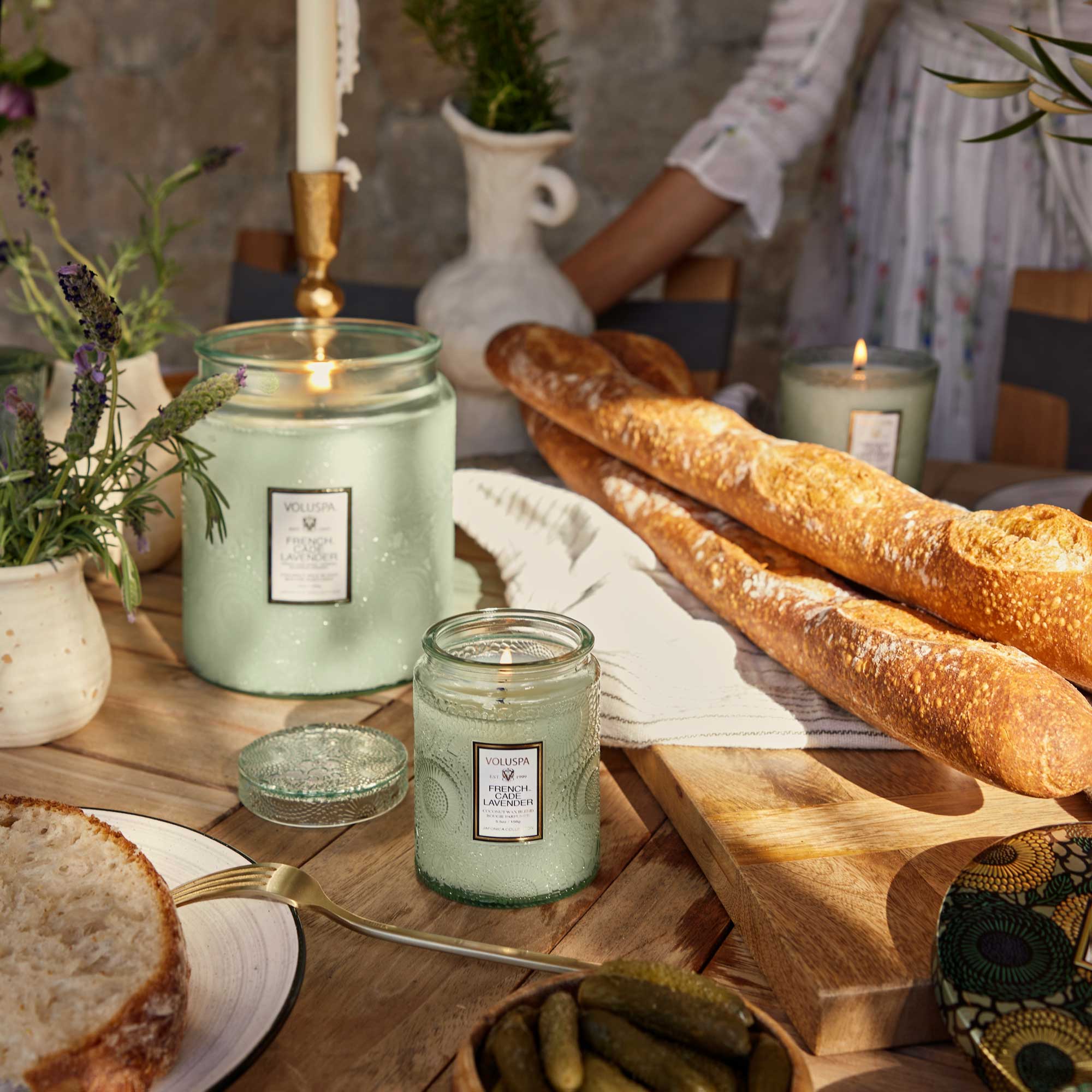Alternative view of French Cade Lavender - Small Jar Candle