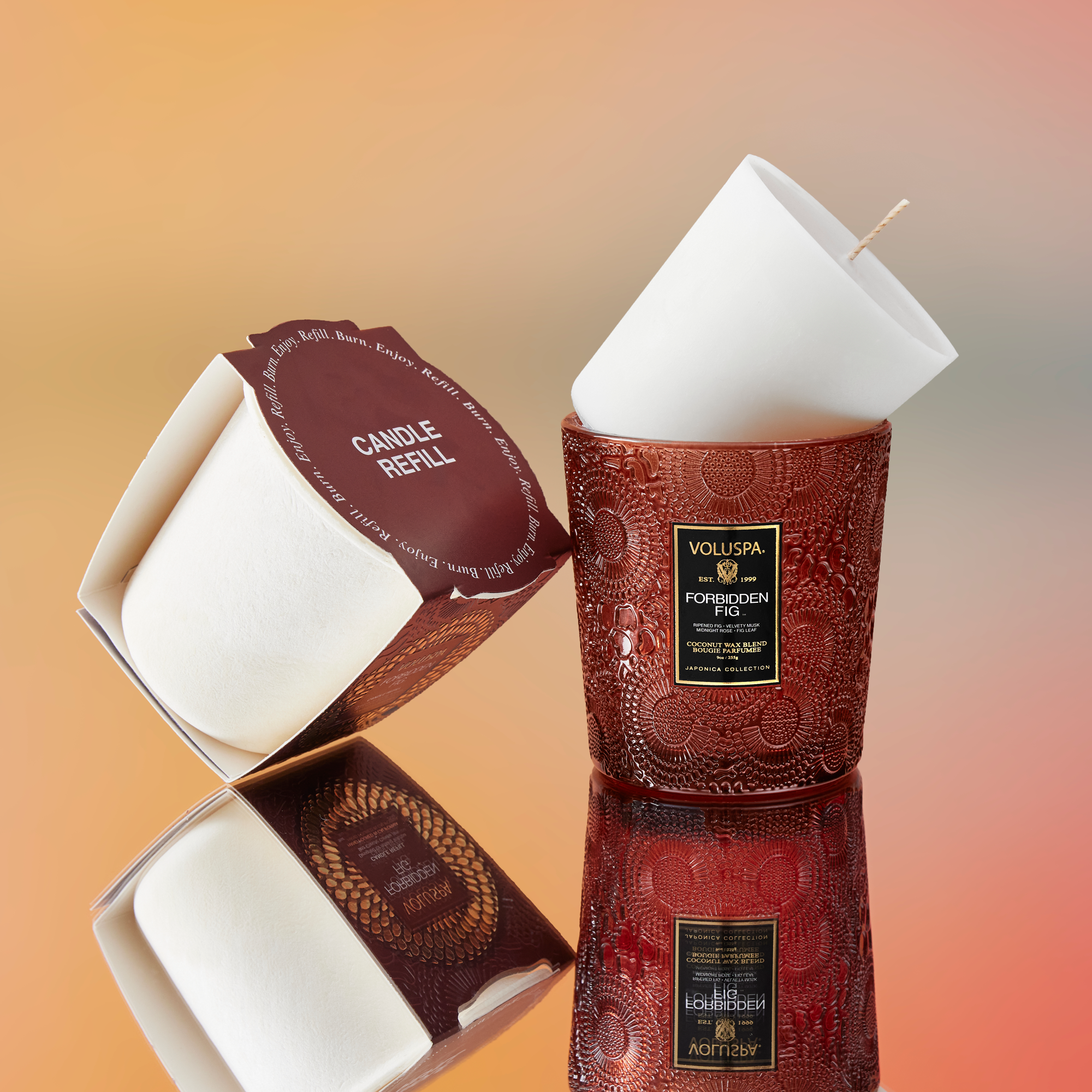 Alternative view of Forbidden Fig - Classic Candle & Refill