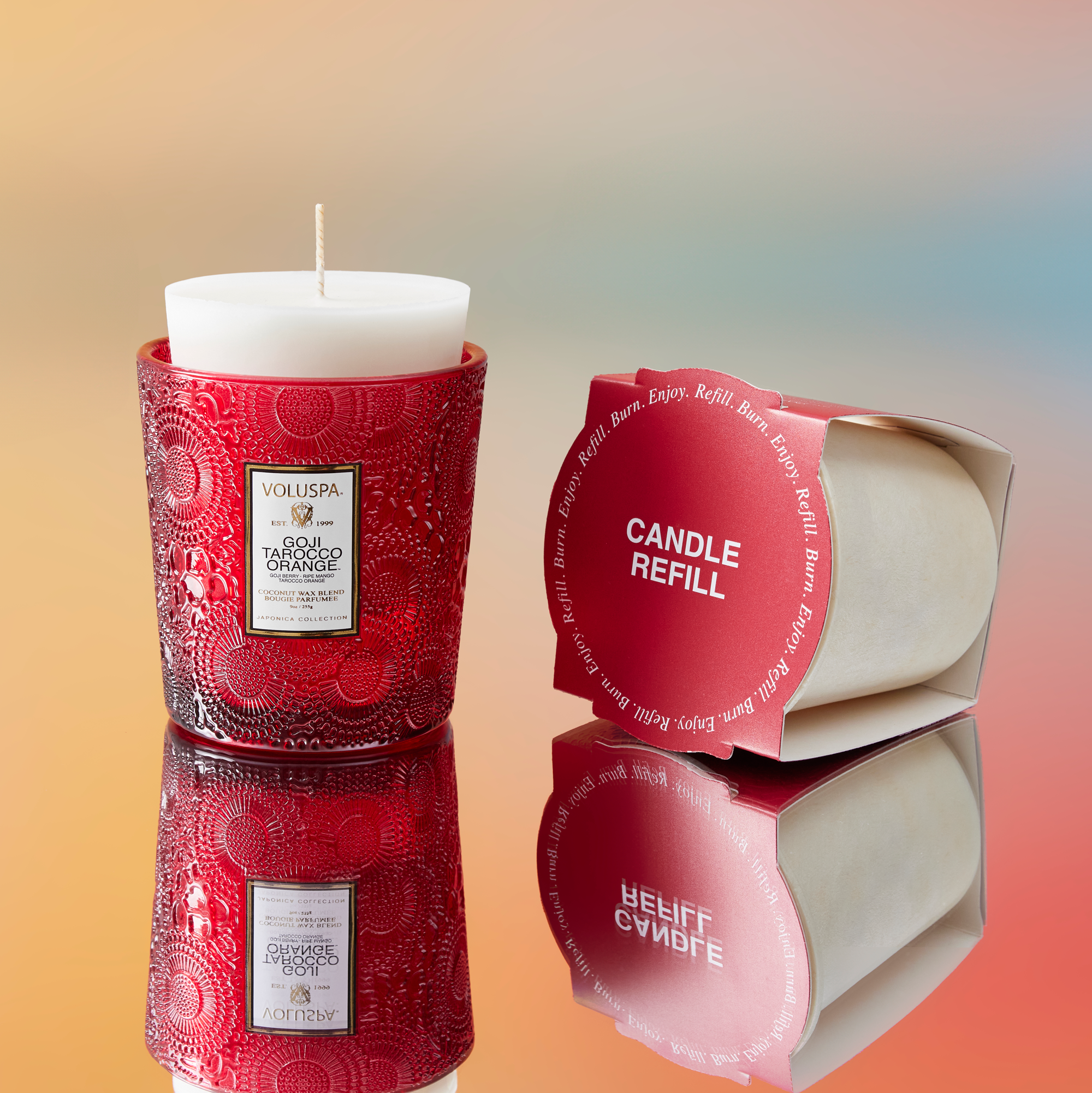 Alternative view of Goji Tarocco Orange - Classic Candle & Refill