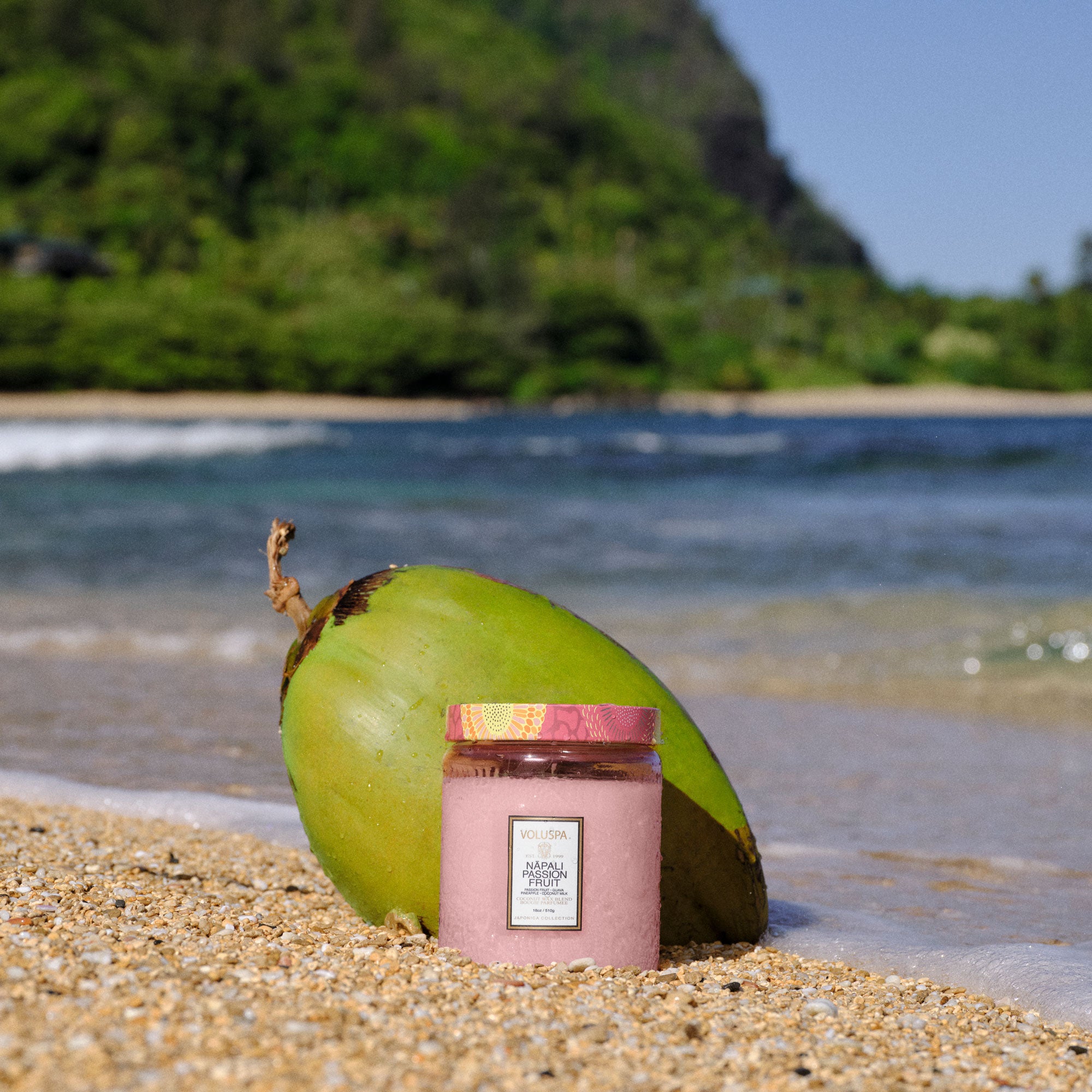 Alternative view of Nāpali Passion Fruit - Large Jar Candle