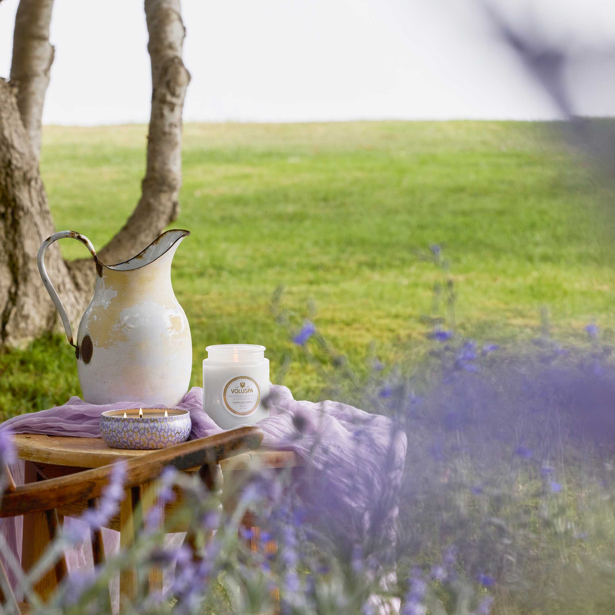 Mountain Lavender & Chamomile - Large Jar Candle - Image 5