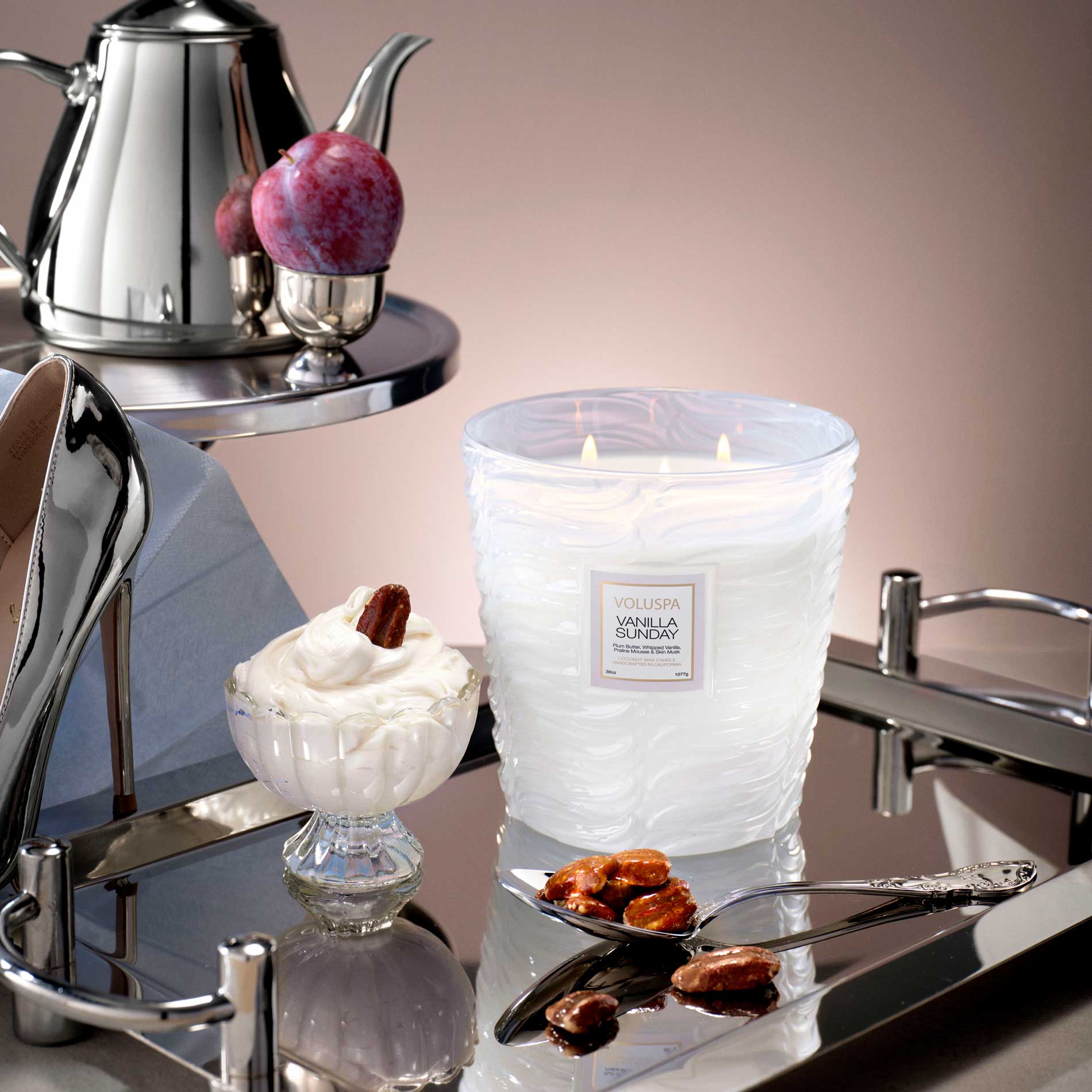 Vanilla Sunday - 3 Wick Hearth Candle - Image 3