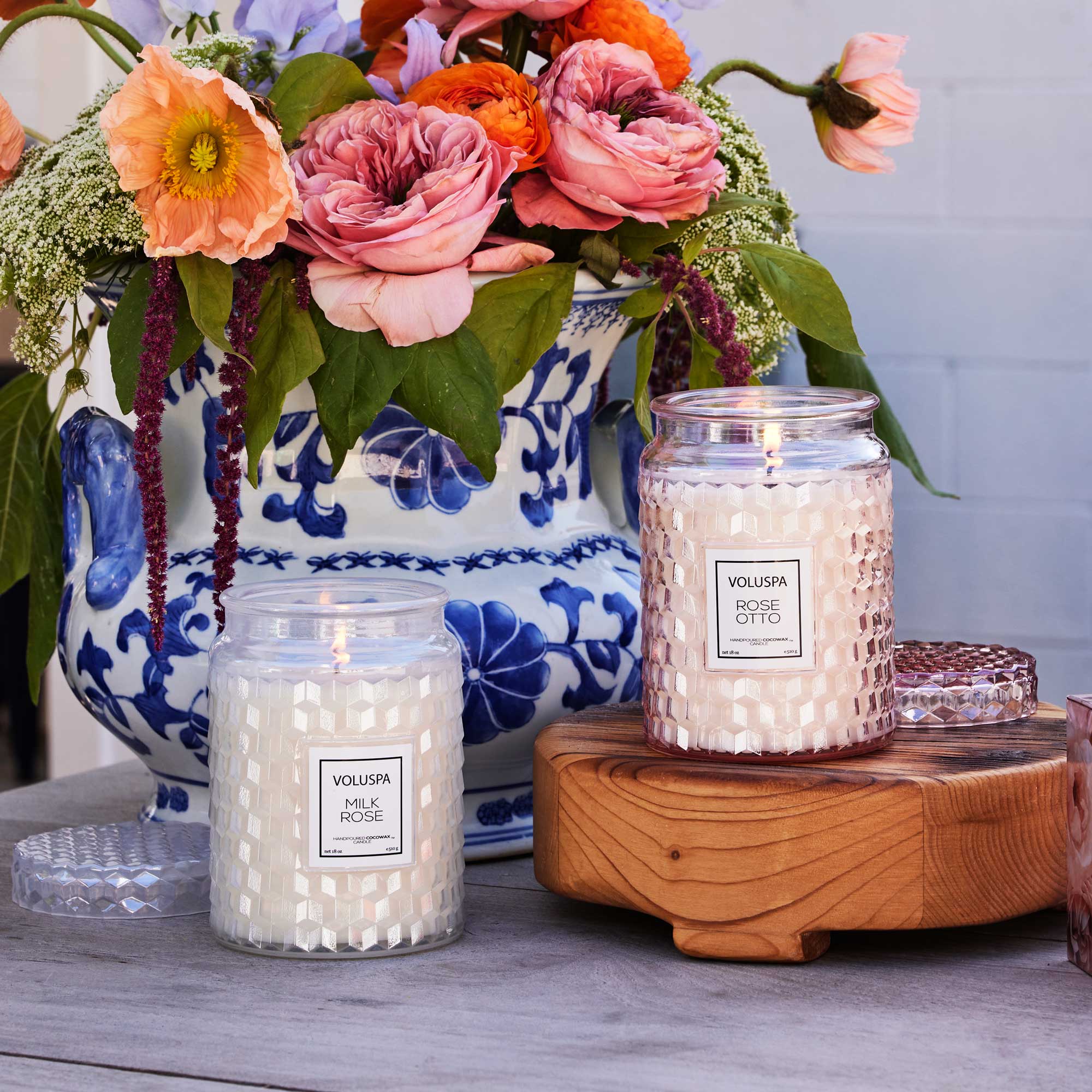 Alternative view of Milk Rose - Large Jar Candle